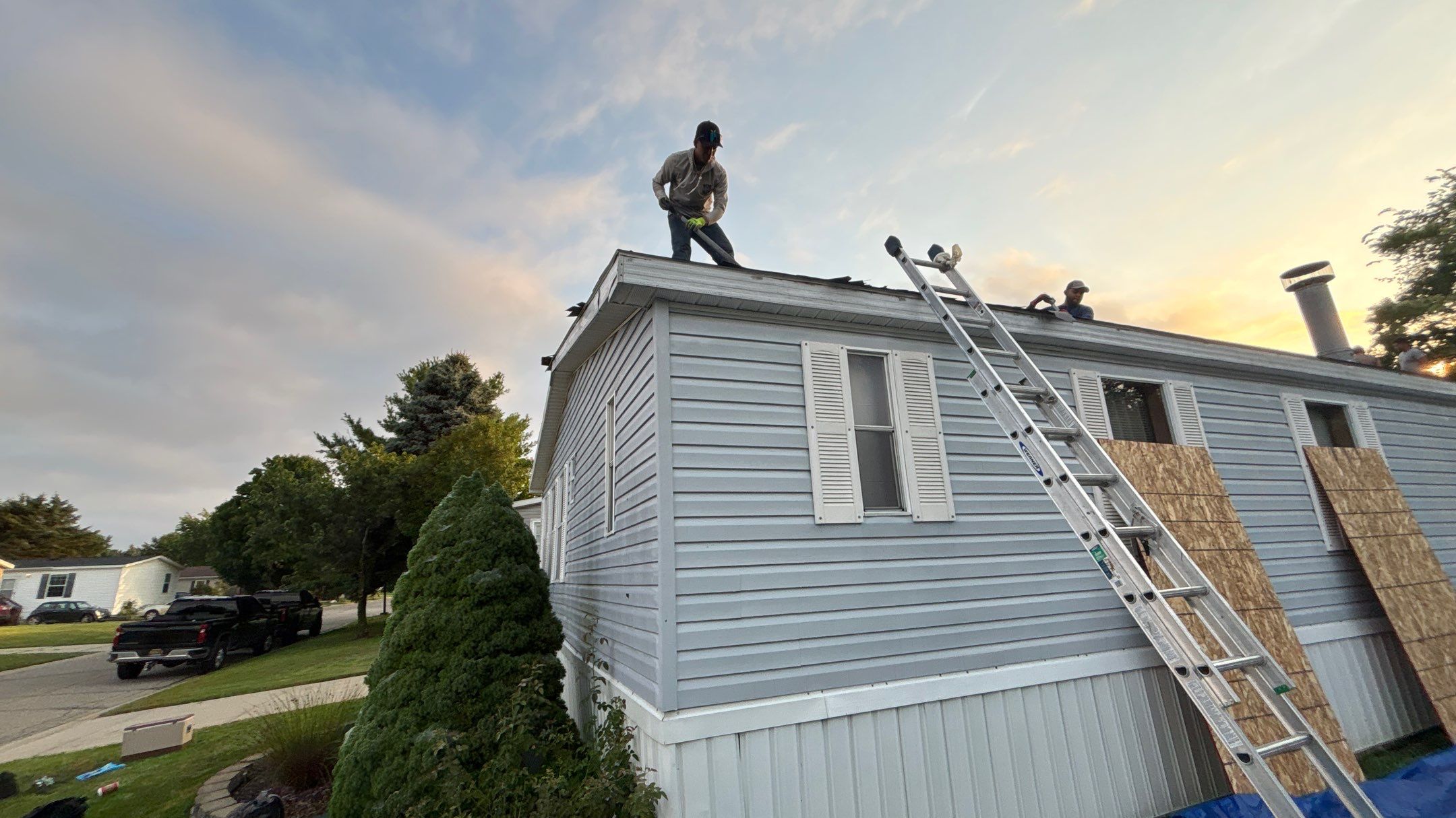 Roof Replacement using Owens Corning Sierra Gray by 180 Contractors