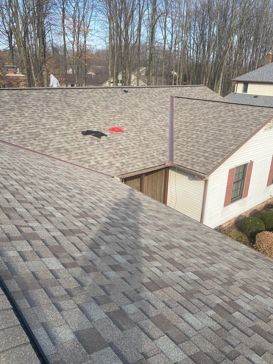 Residential Roofing Installation using Owens Corning Duration, Driftwood by Absolute Roofing and Construction