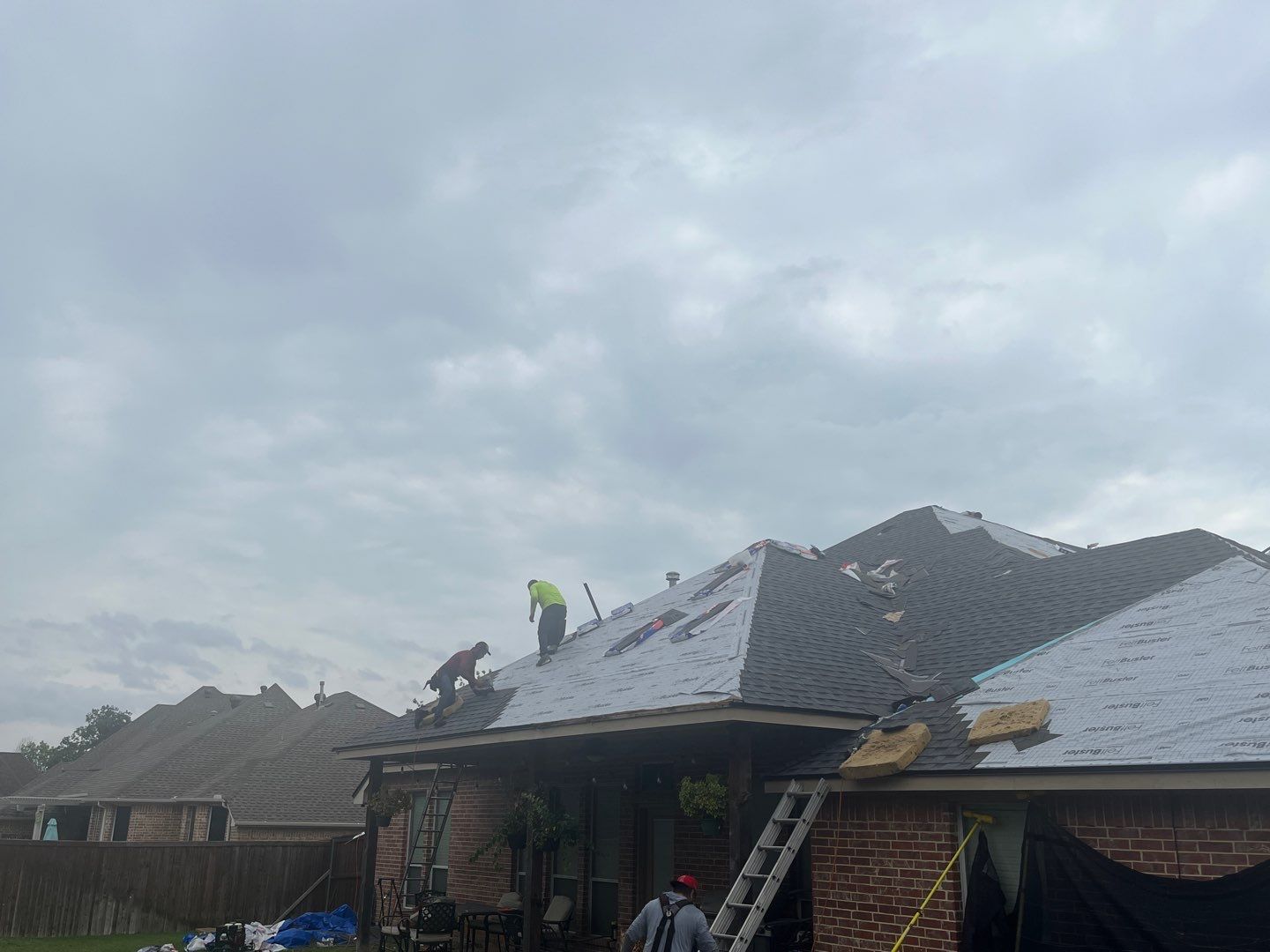 Full Roof Replacement in Mansfield Texas - GAF MasterElite Golden Pledge 25 year Warranty by First United Roofing & Construction