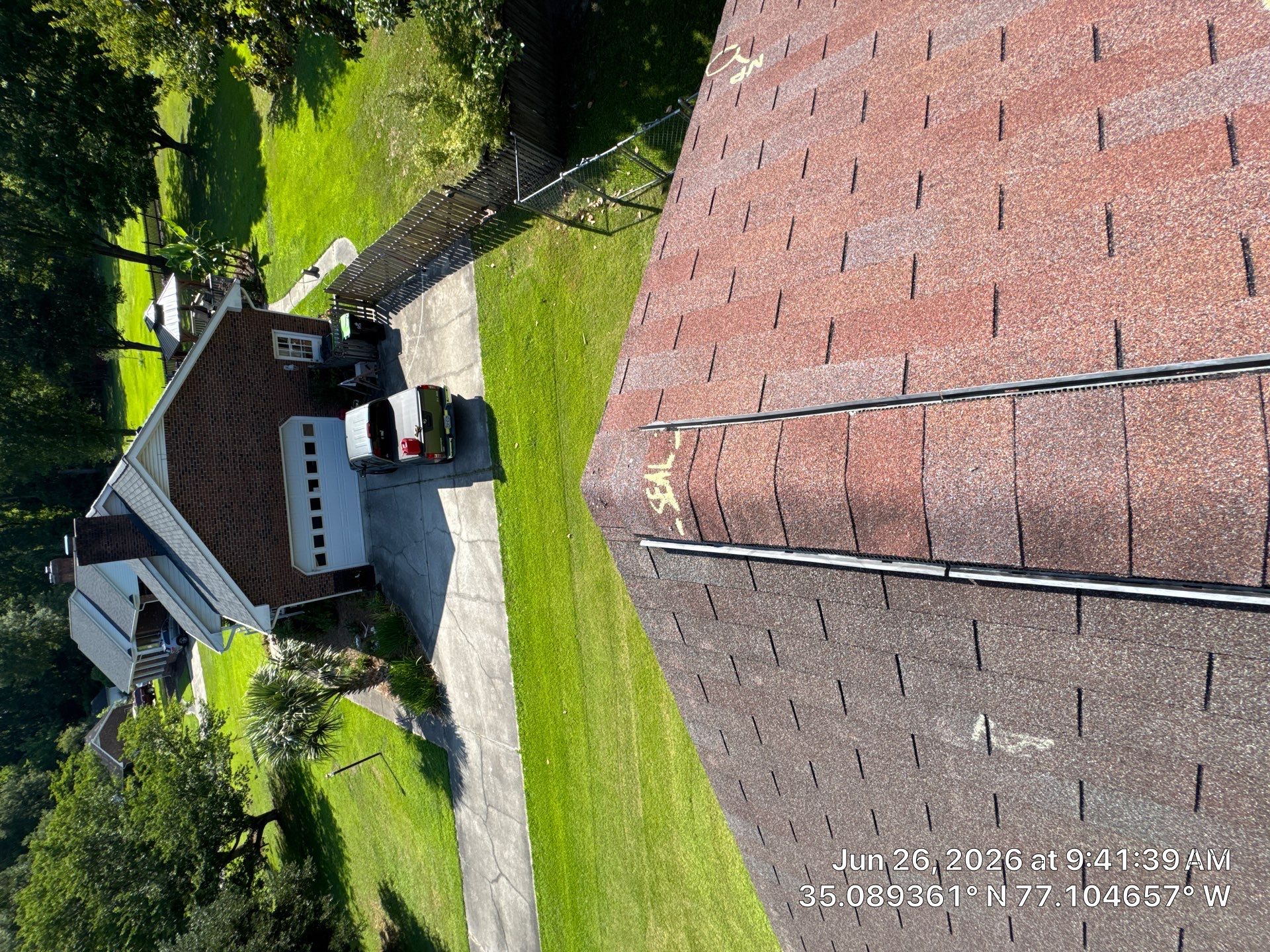 Professional Roof Inspection Report for Real Estate Transaction in New Bern by North Carolina Roofs