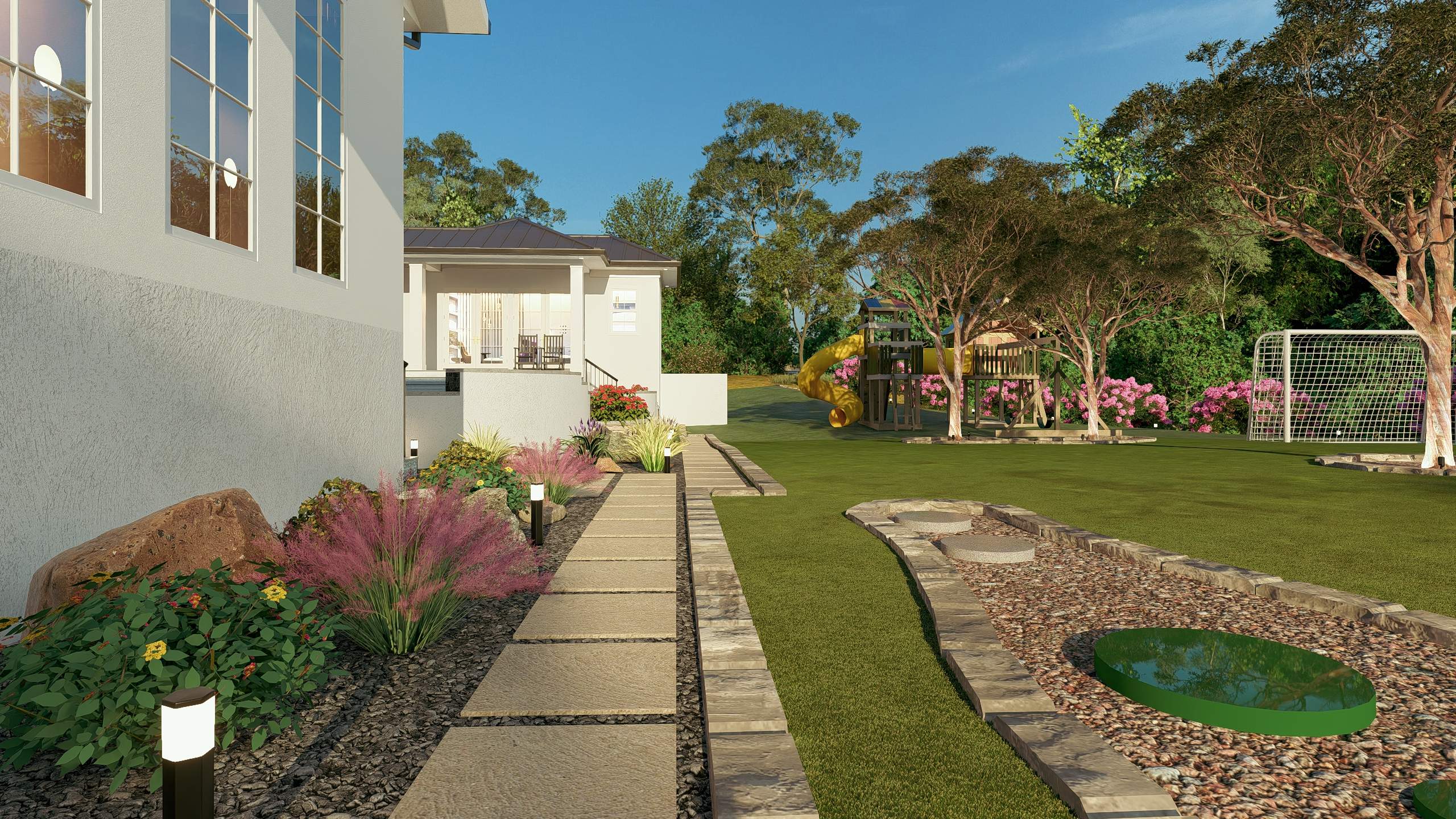 3D Design Render, San Antonio TX by Hole In One Lawns, LLC