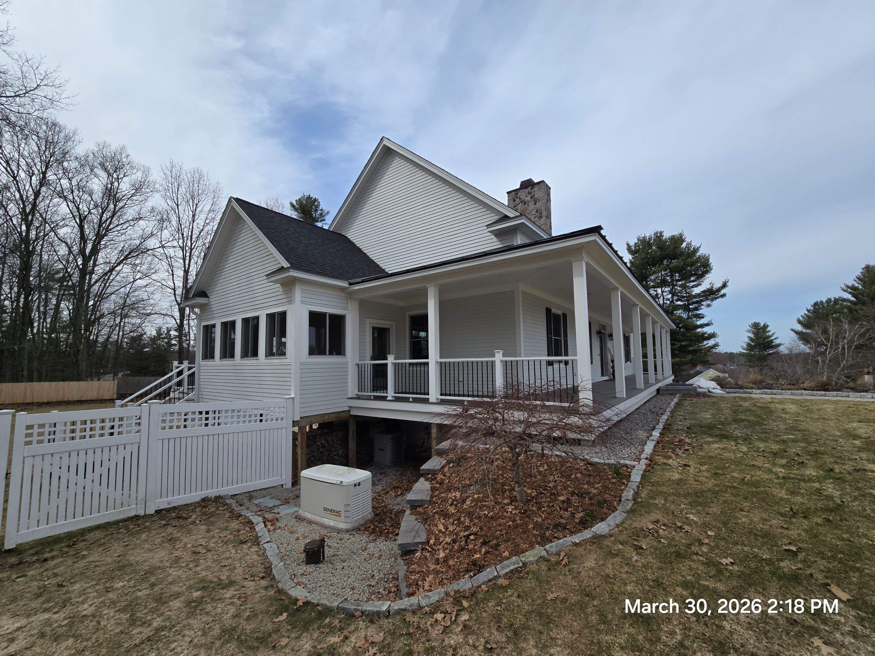Full Exterior Painting for Bedford Farmhouse and Carriage House Garage by The Persnickety Painters