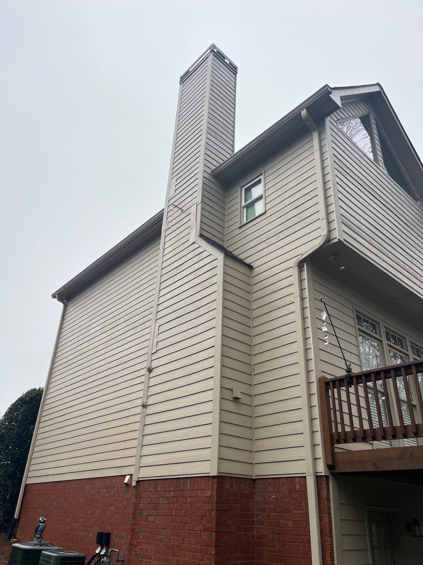 James Hardie Siding Replacement, Rotten Wood Replacement, Exterior Painting, and Front Porch Column Replacement by Nelson Exteriors 