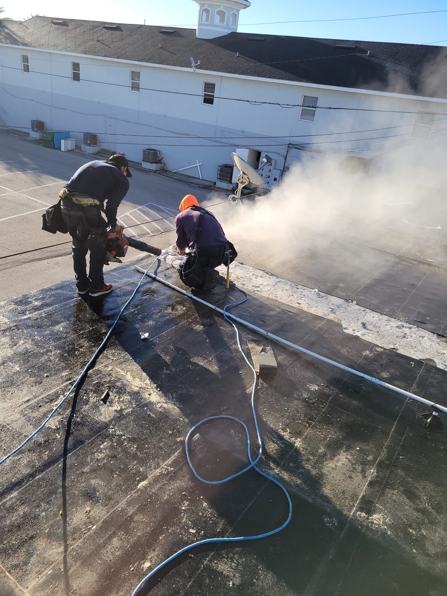 Commercial Roofing Installation using BUR by Four Peaks Roofing