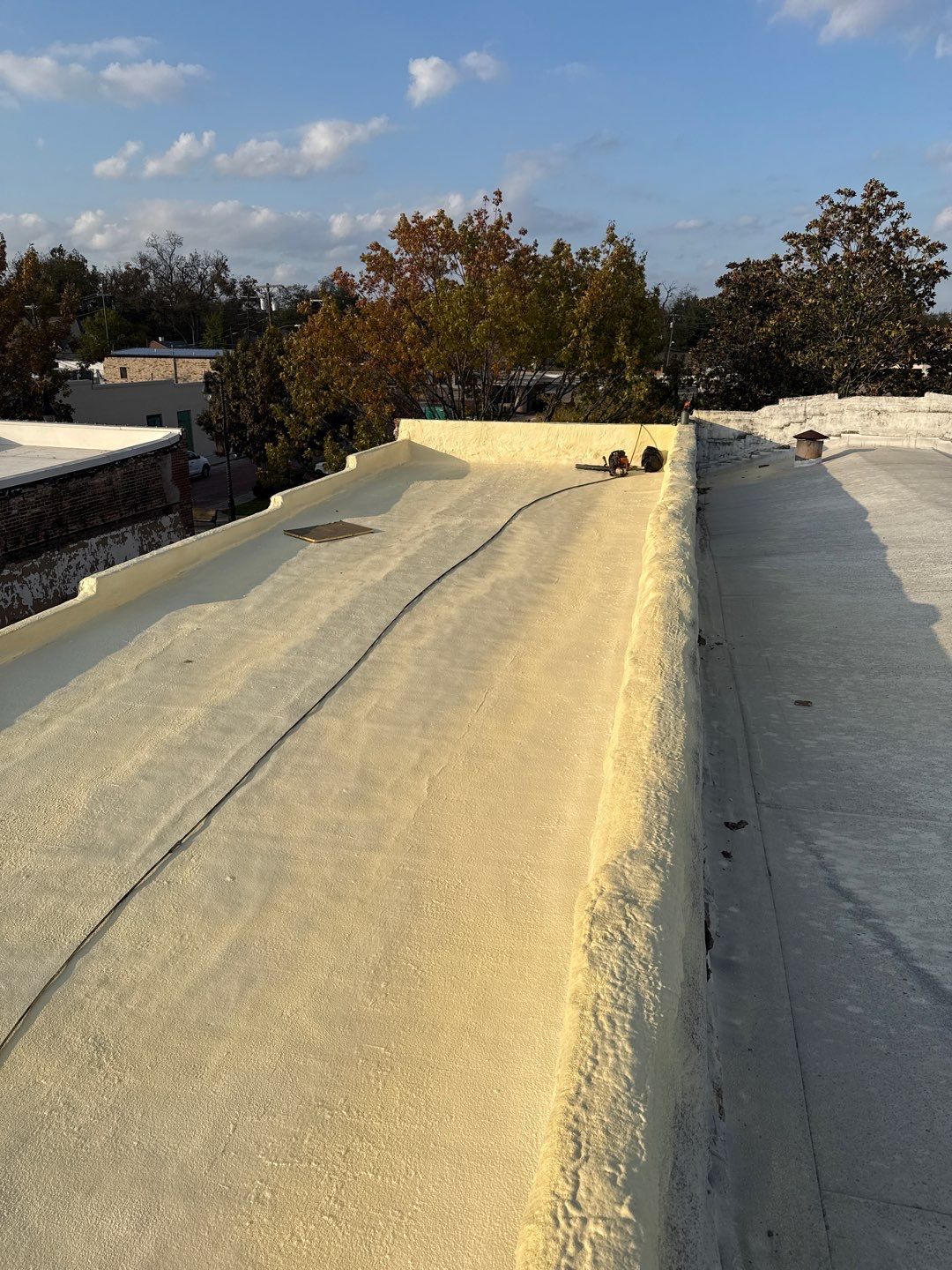 Heath Hyde, P.C. – Commercial Foam Roof Restoration in Sulphur Springs, TX by All Star Roofing LLC