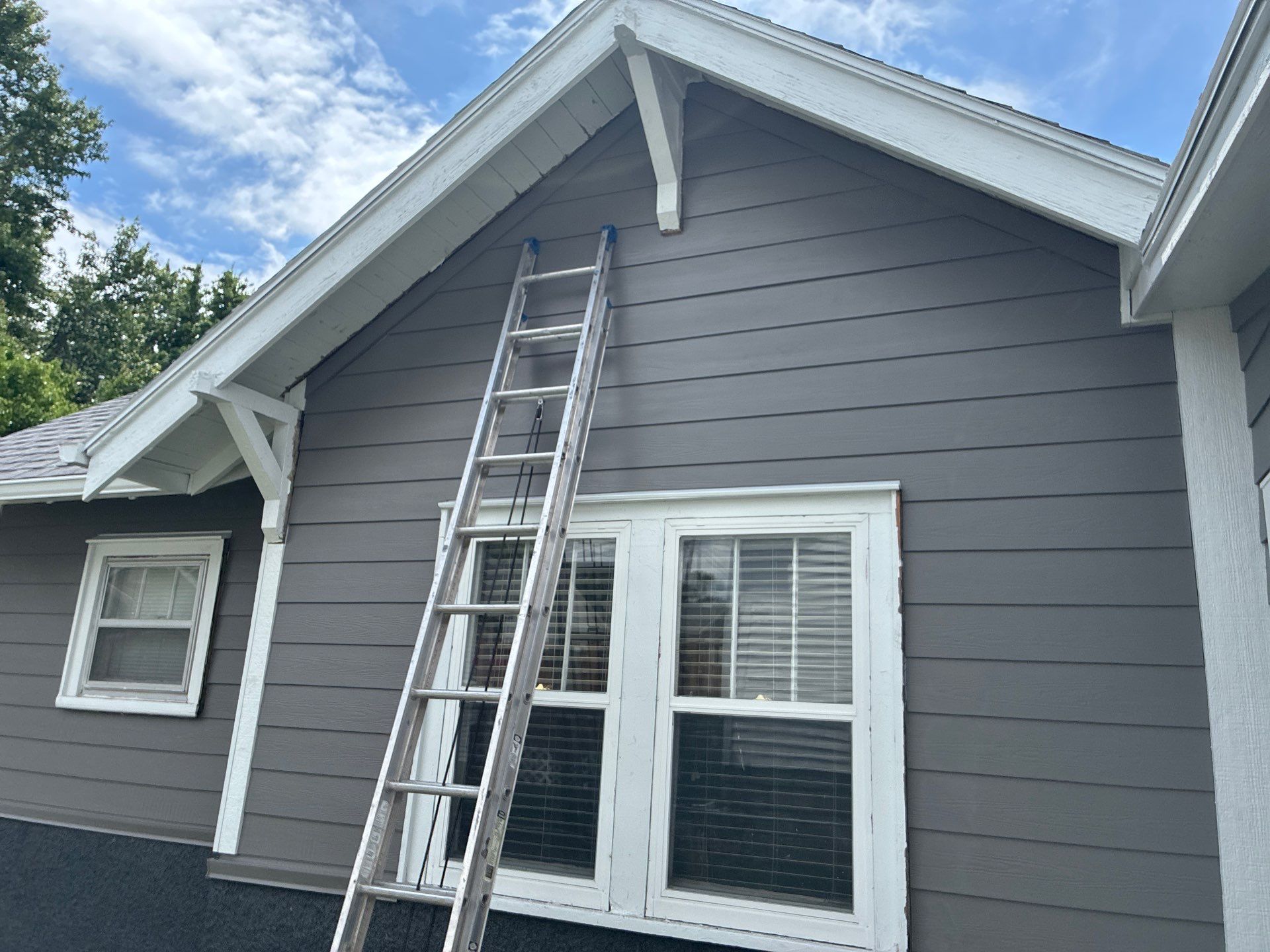 James Hardie Iron Gray Siding Replacement for Omaha Home by Carps Complete Exteriors 