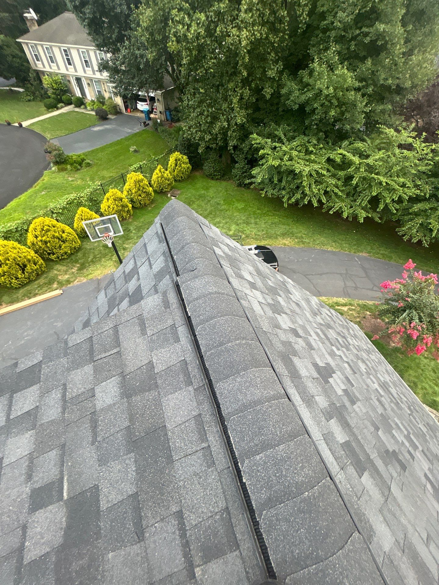 Great Falls : residential Roof with CertainTeed Landmark Pro in Max Def Moire Black  by RM Banning, Inc.
