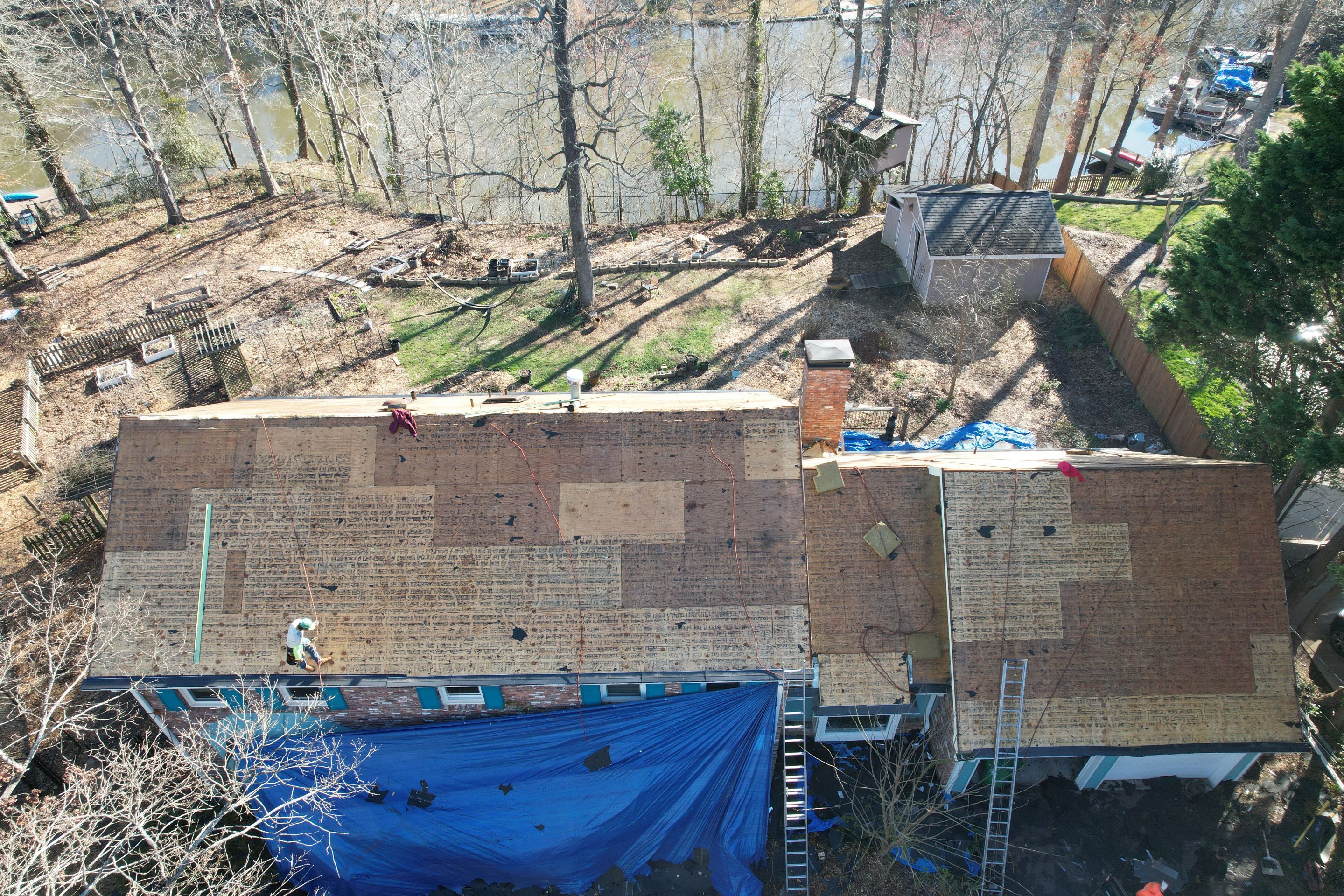 Residential Roofing Installation using Owens Corning by Inspector Roofing and Restoration