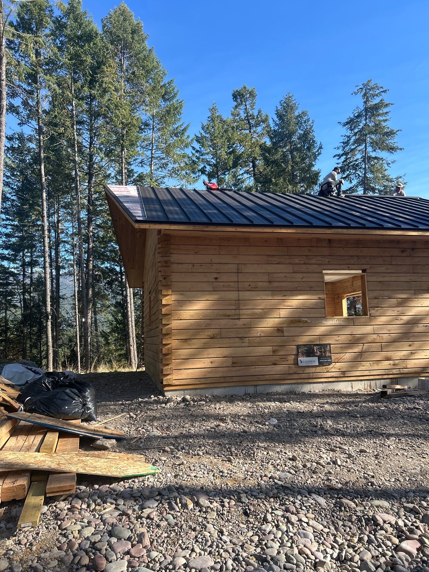 Mechanical Lock Standing Seam - CMG ULG Dark Bronze  by Montana Roofing Solutions
