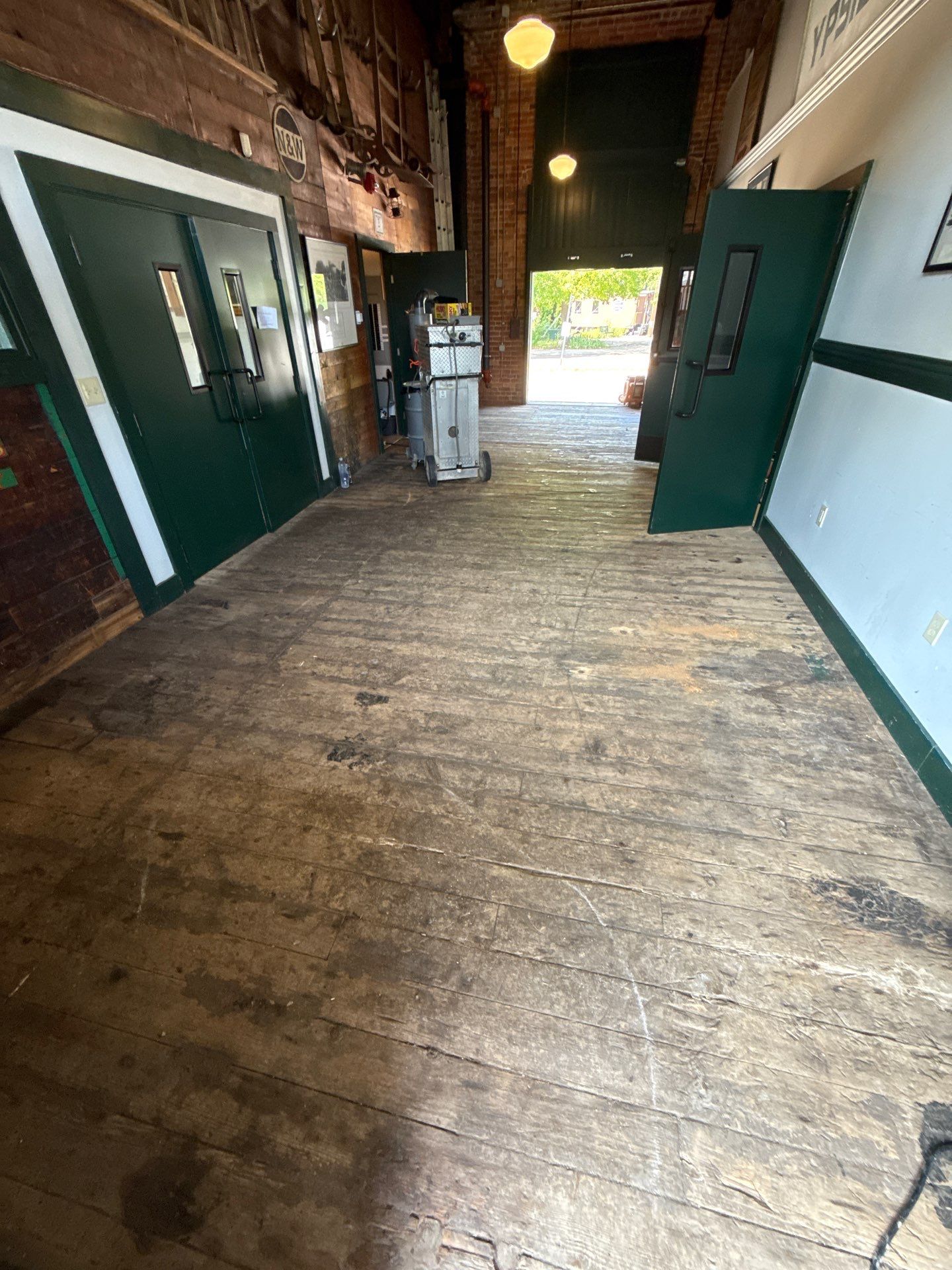 Historic restoration of 1873 floor  by Ann Arbor Hardwoods 
