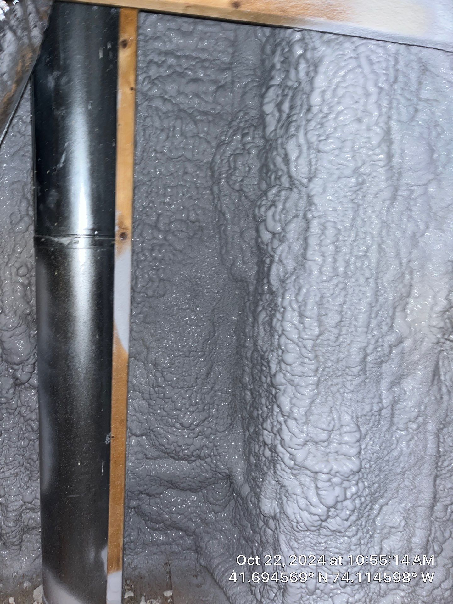 Attic Insulation using open cell spray foam by NYS Foam & Energy