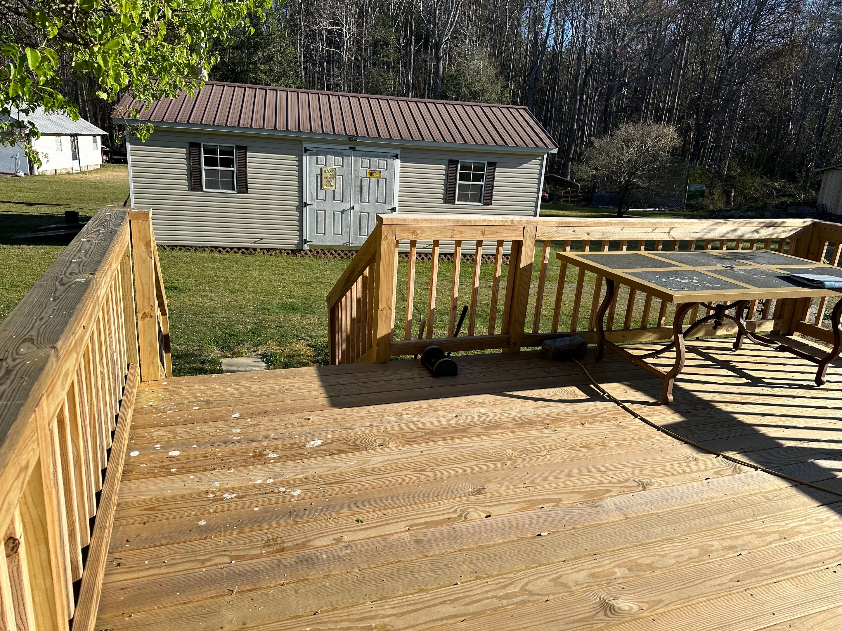 Weathered Deck using Wood Sealant by DuraSeal