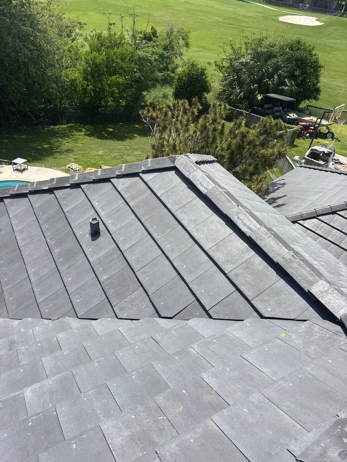 Golf-Proof Tile Roof by Bayfront Roofing and Construction