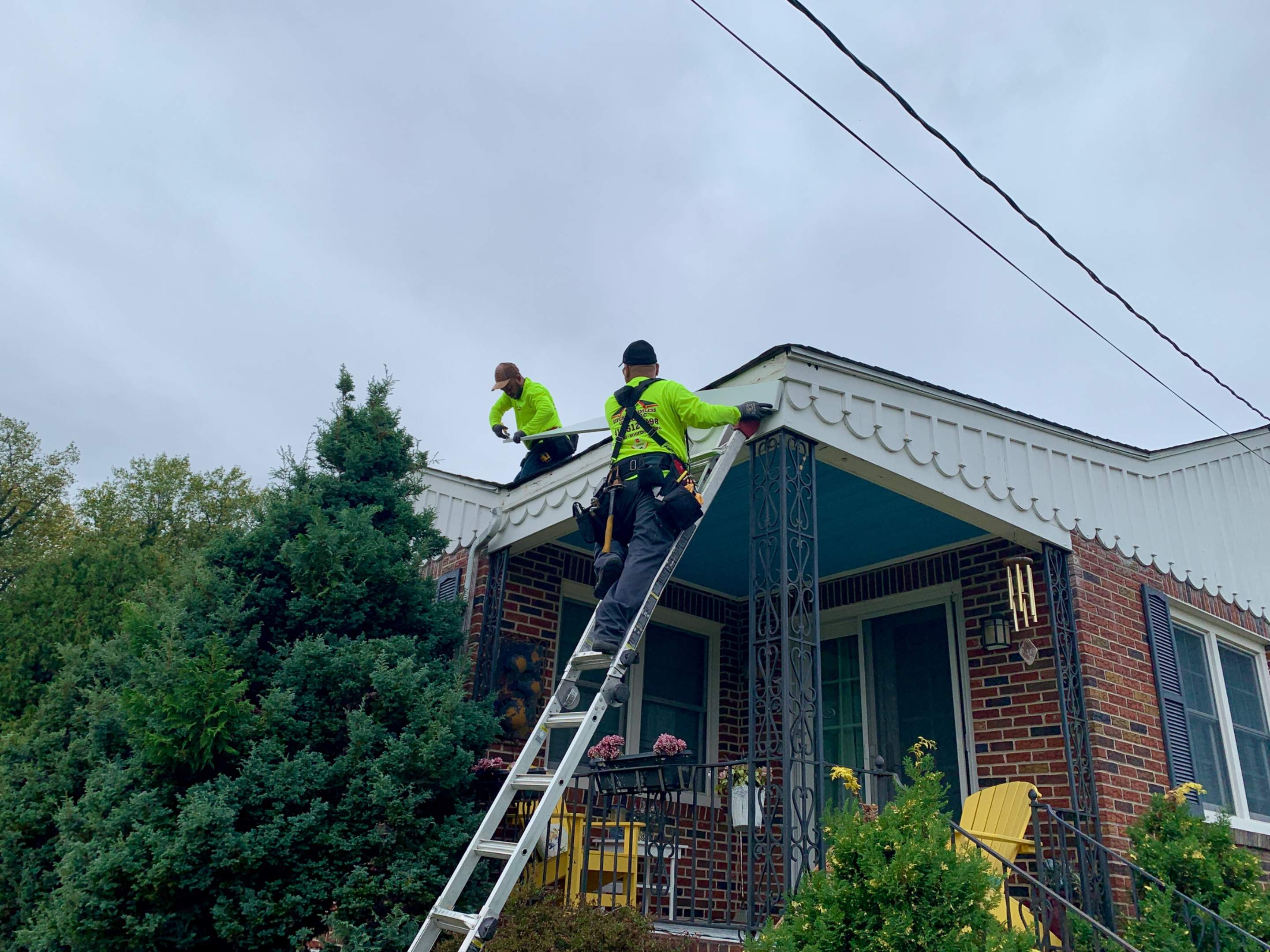 Gutter Installation using 6" Seamless Gutters by Matter Construction, LLC