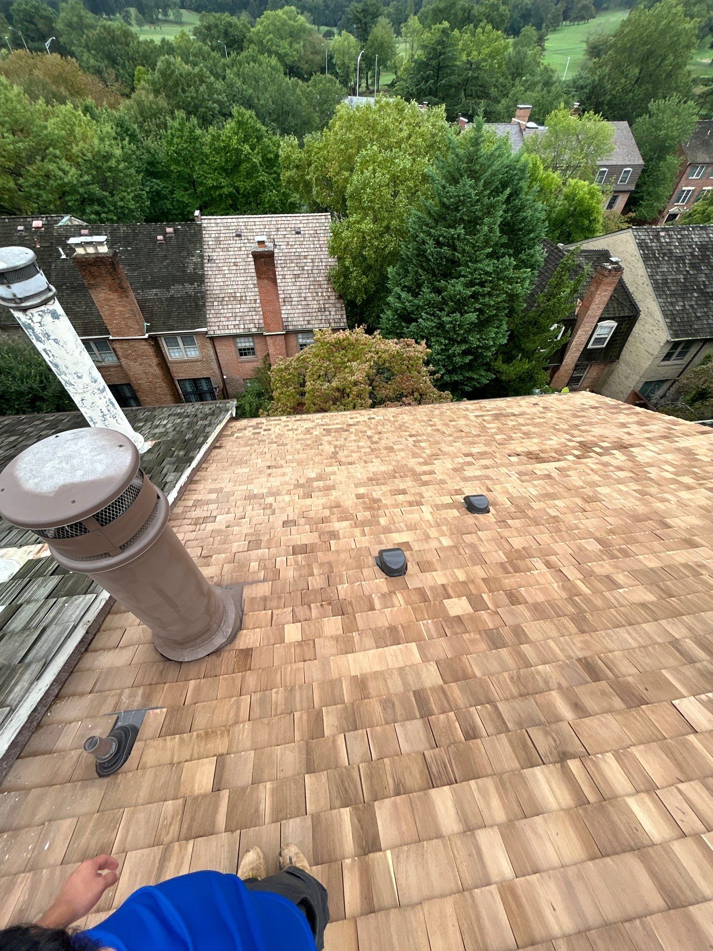 Arlington: Residential Roof Replacement with Perfection CCA-Treated Cedar Shakes by RM Banning, Inc.
