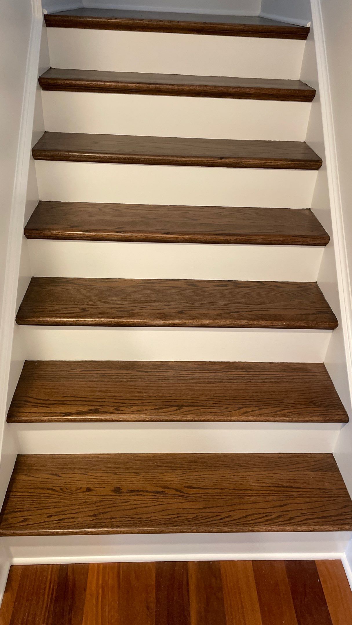 Herringbone Wood Hallway and Rooms by Footprints Floors of Coastal Carolina