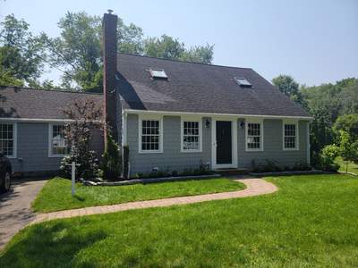 Siding Installation using James Hardie. New ThermaTru entry door and Marvin windows