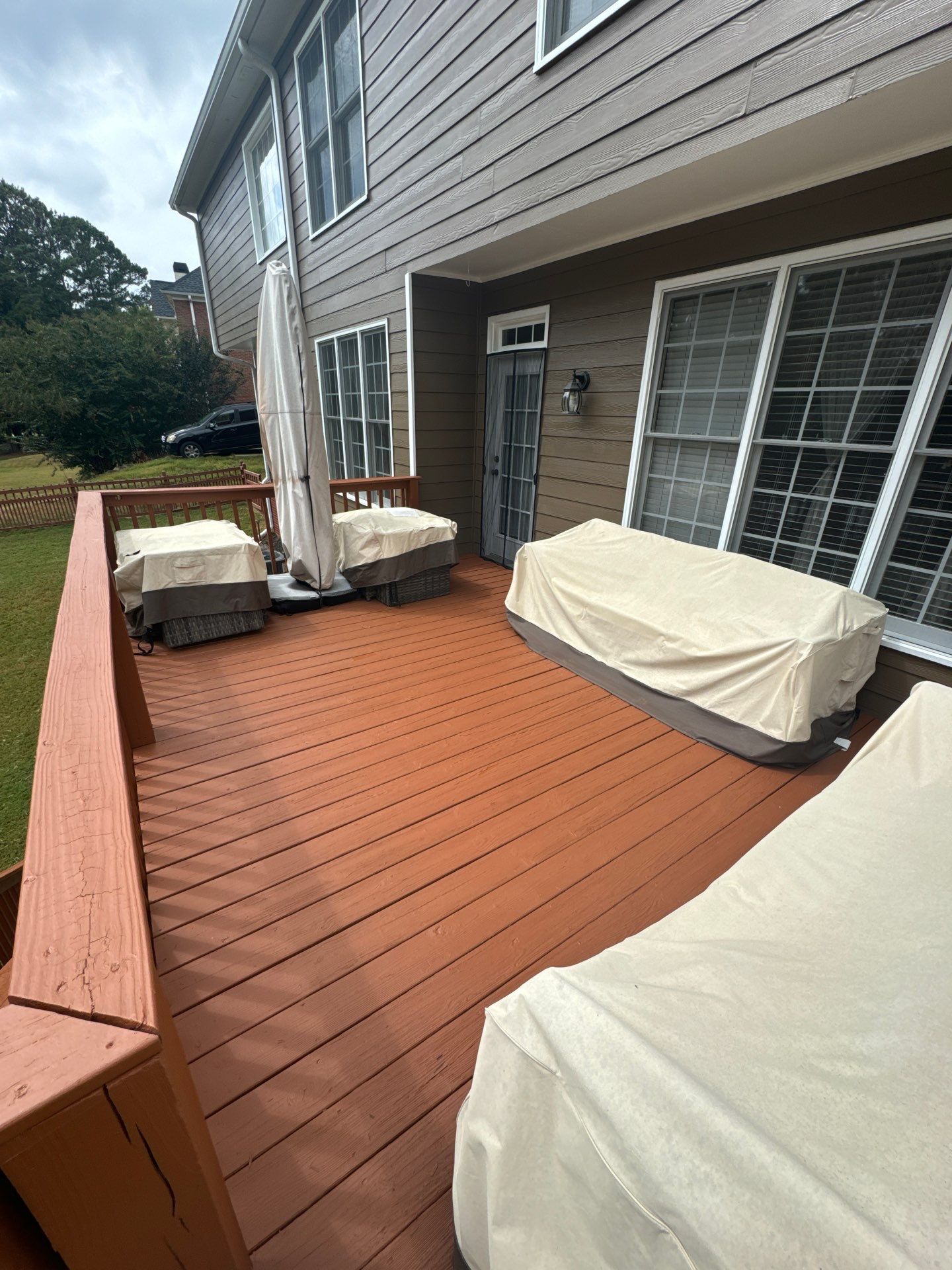 Exterior Painting and Gutter Replacement in Powder Springs by Swift Home Renovations