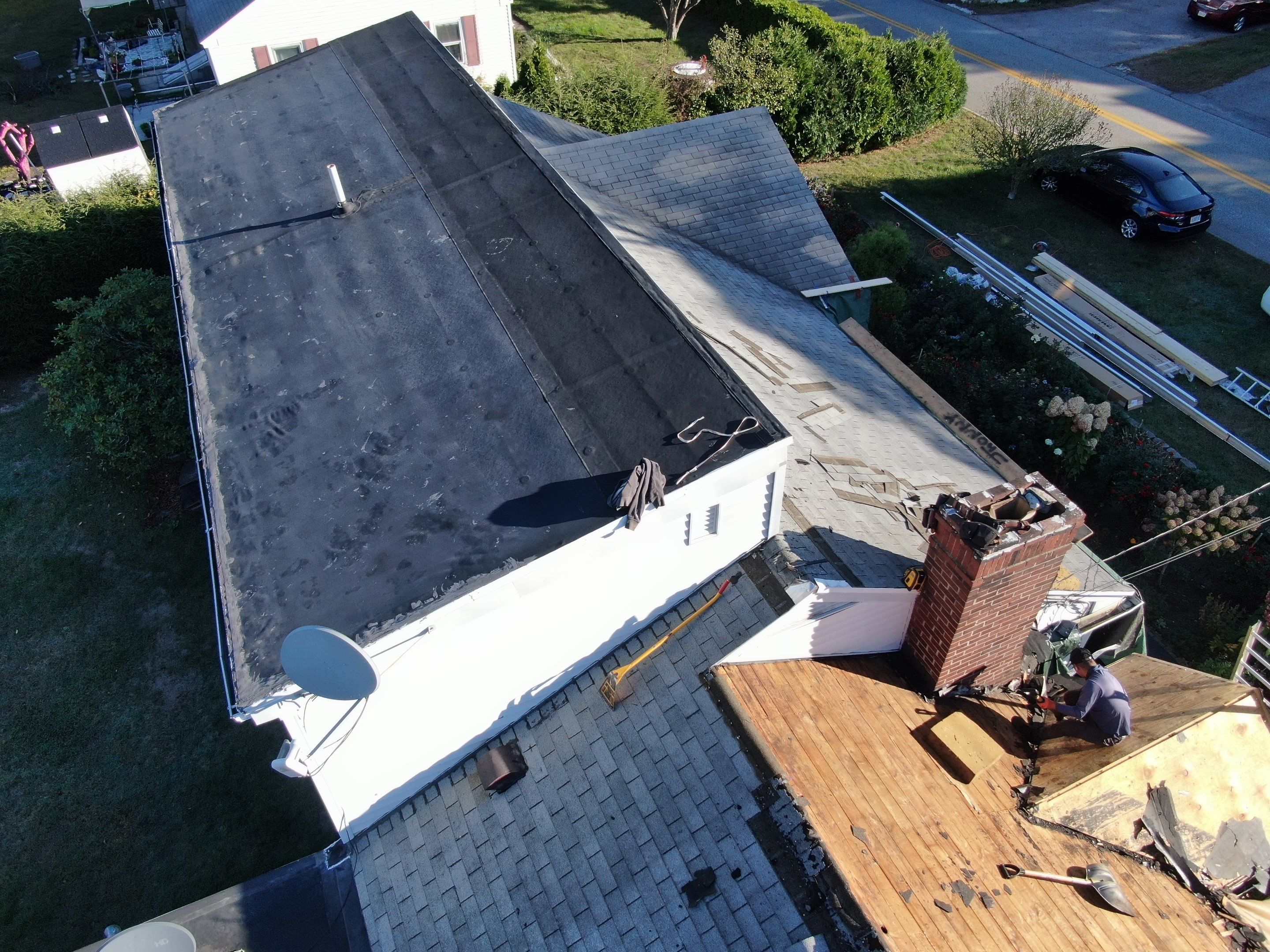 Full Roof Replacement & EPDM Integration | Tewksbury, MA by Mighty Dog Roofing of Greater Middlesex County