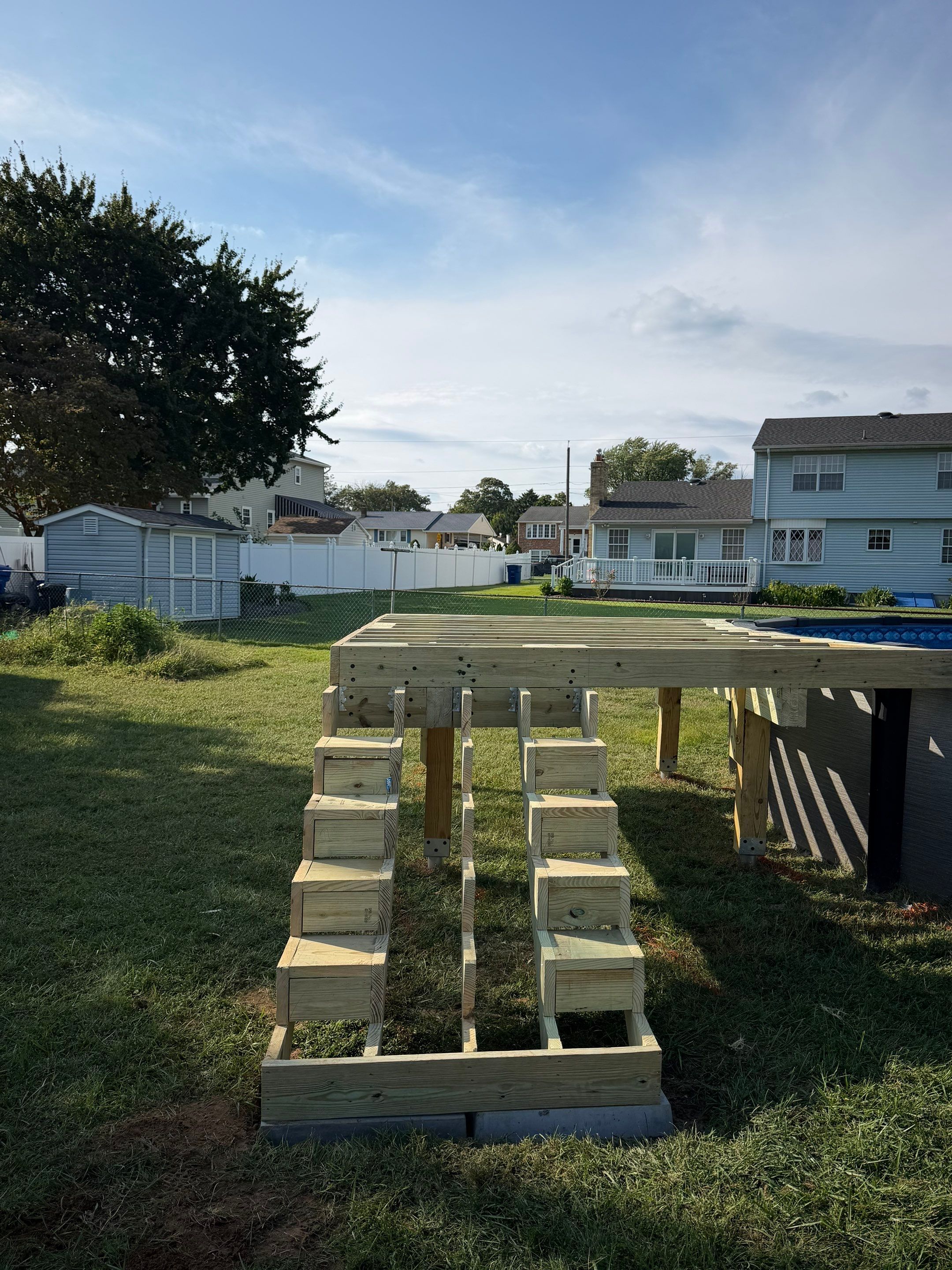 New Pool Deck in Florence, New Jersey by deck guardian