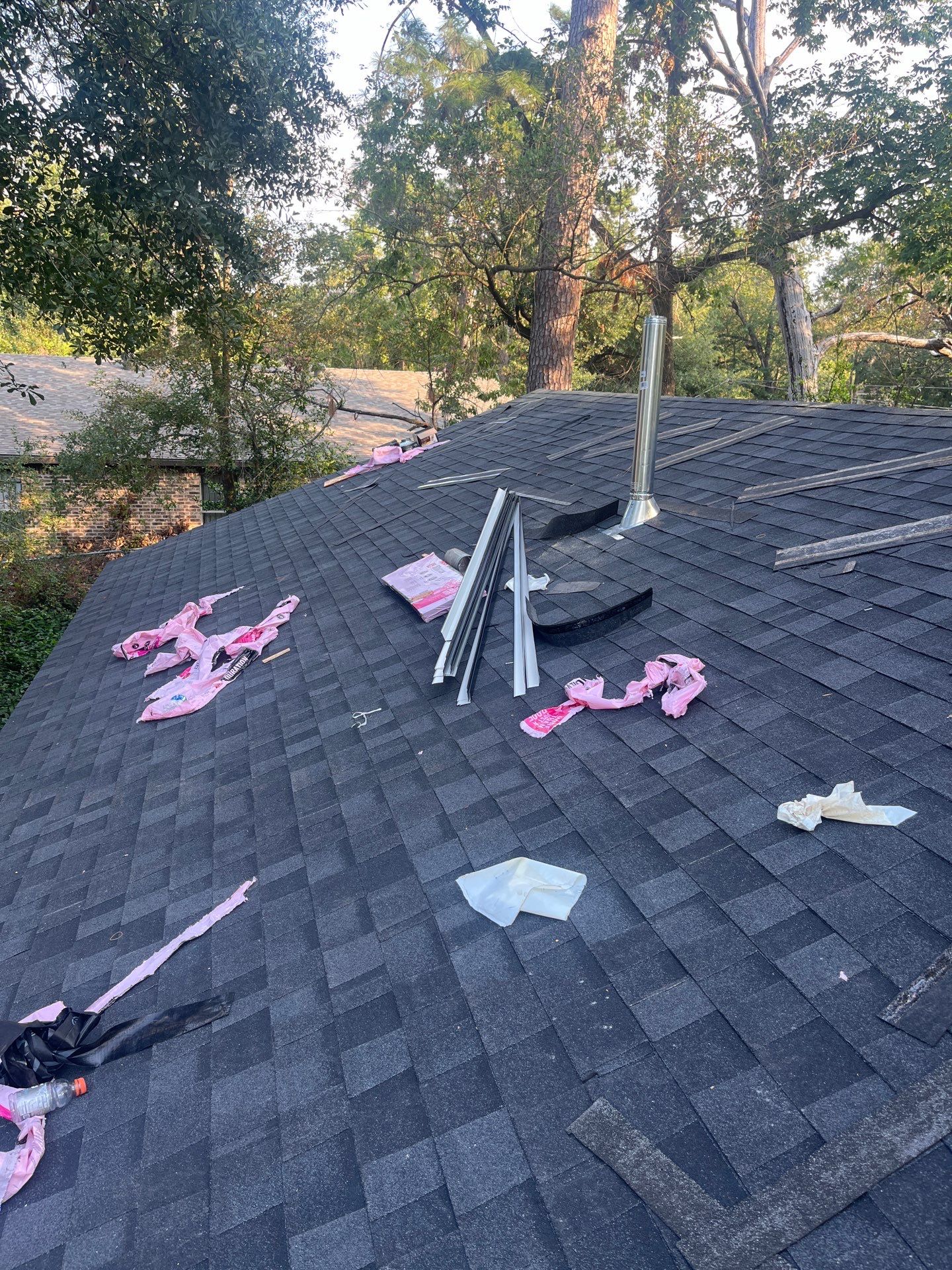 Residential Roofing Installation using Owen's Corning Duration (Lifetime) Shingles by Roof Repair Company