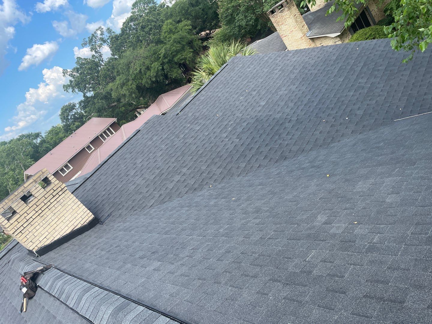 Residential Roofing Installation using Roof Replacement by American Roofing & Construction LLC