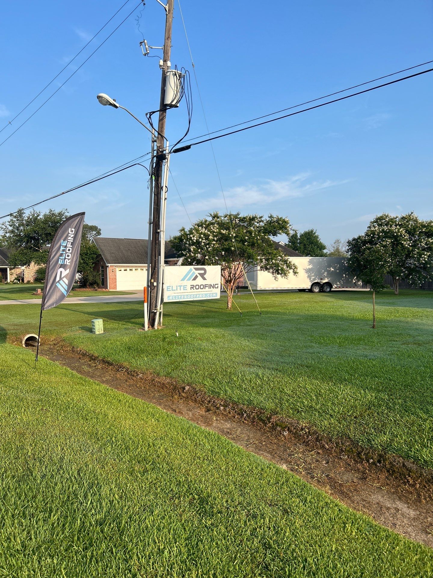 Residential Roof Replacement using GAF HDZ - Weathered Wood by Elite Roofing LLC