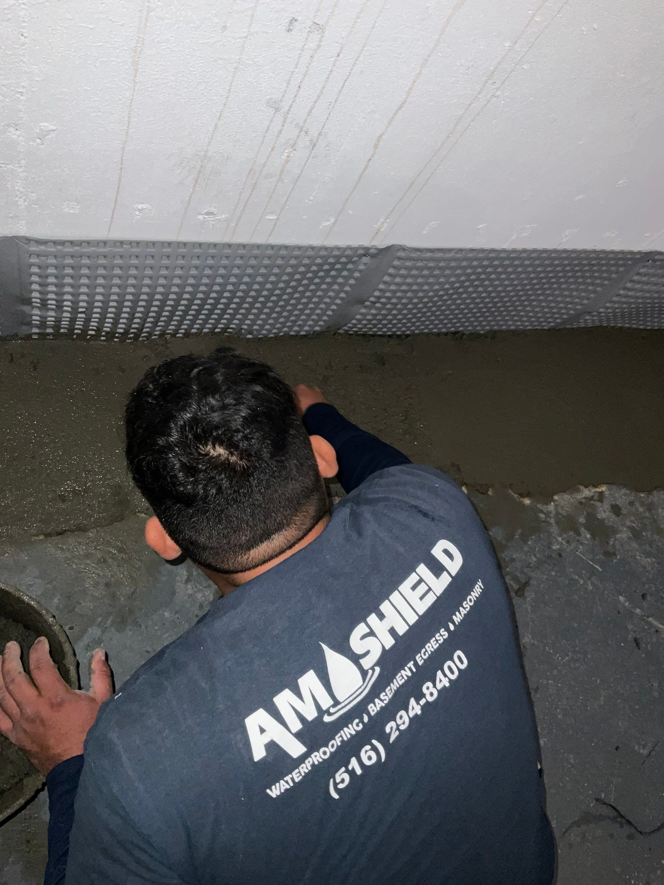 301 Hicksville Rd • Bethpage, NY 11714 by A.M. Shield Waterproofing, Corp.