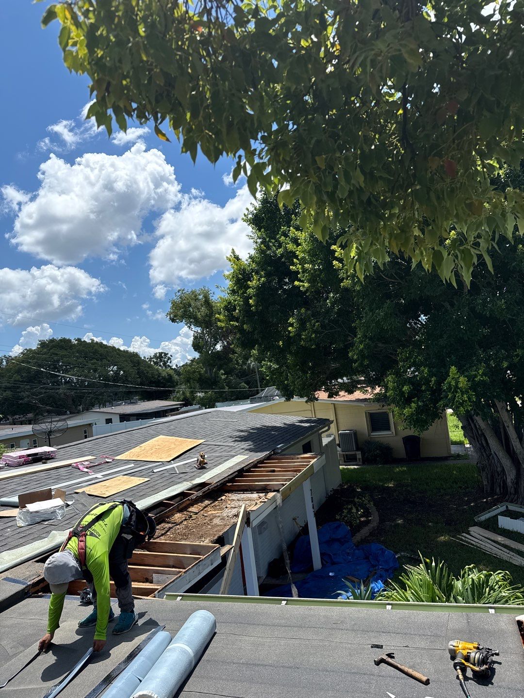 Project in St. Petersburg 33702 by Mitchell Roofing Company LLC 