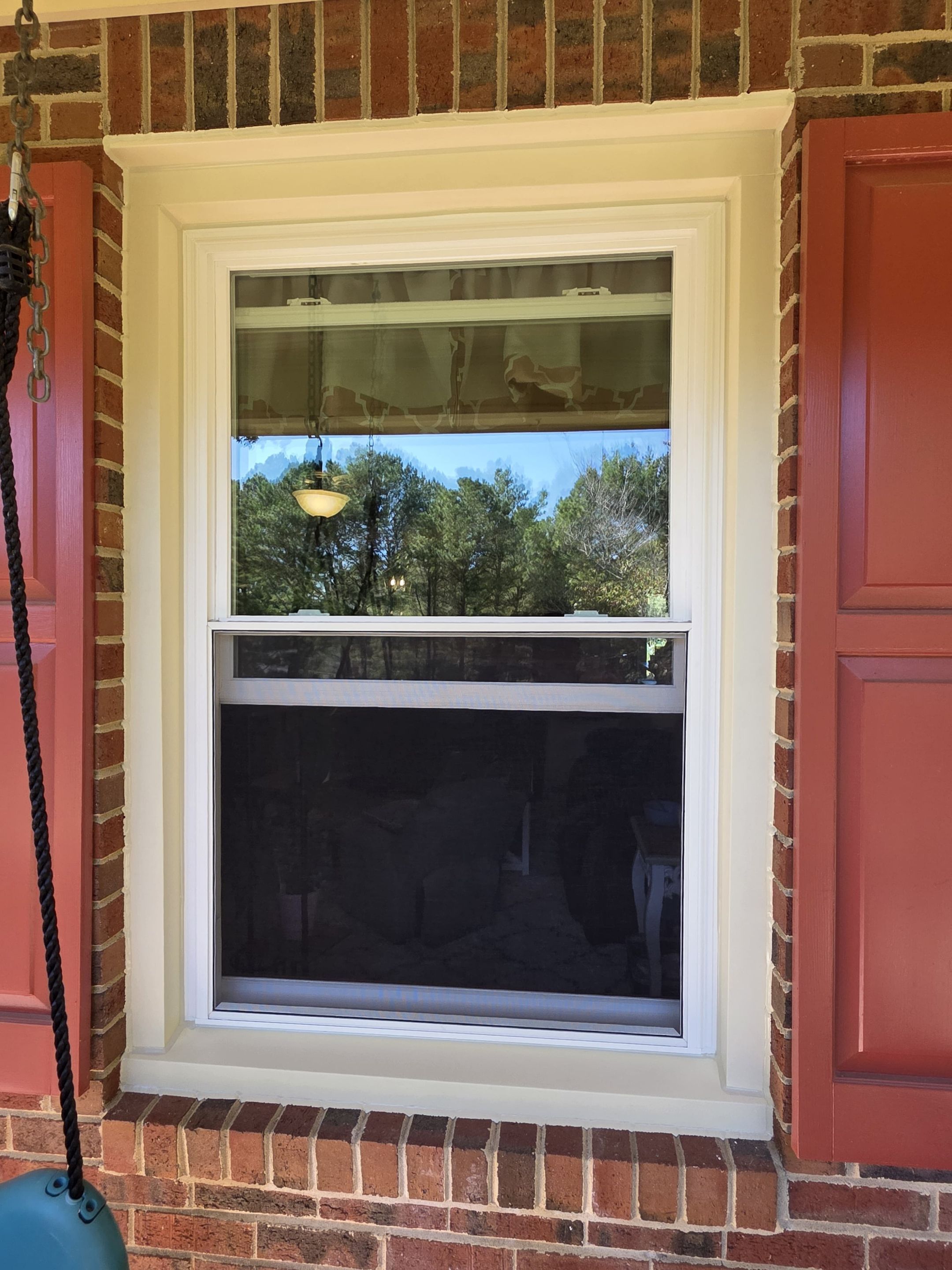 Full Residential Window Replacement for Zebulon Brick Home by The Remodeling Company