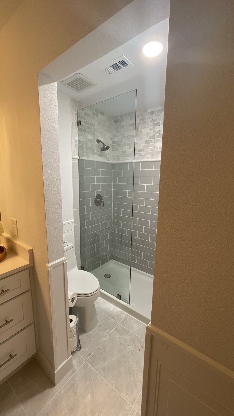 Full Bathroom Remodel by First United Roofing & Construction