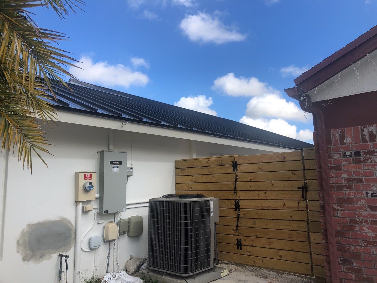 Residential Roofing Installation using 1" Nail strip metal roof by BLUES BROTHERS ROOFING