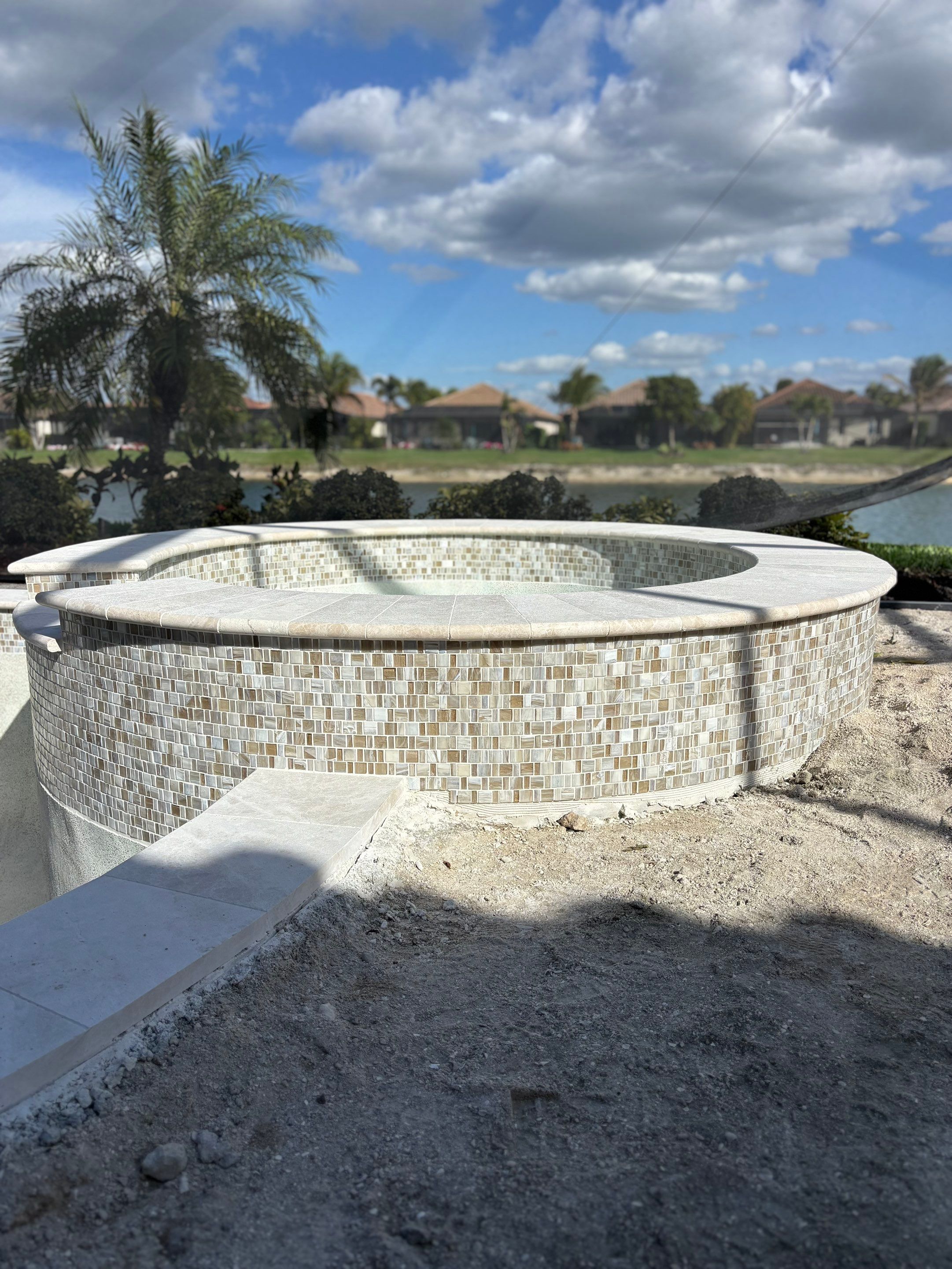 Pool Deck Renovation | Pool Coping | Waterline Tile | Bonita National Golf & Country Club` by Old Town Pavers Llc
