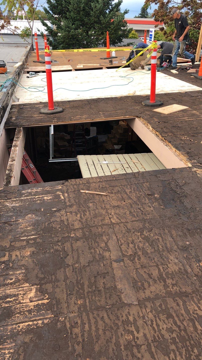 Commercial Roofing Repair using GAF 60Mil TPO  by Orezona Building & Roofing Company, Inc.