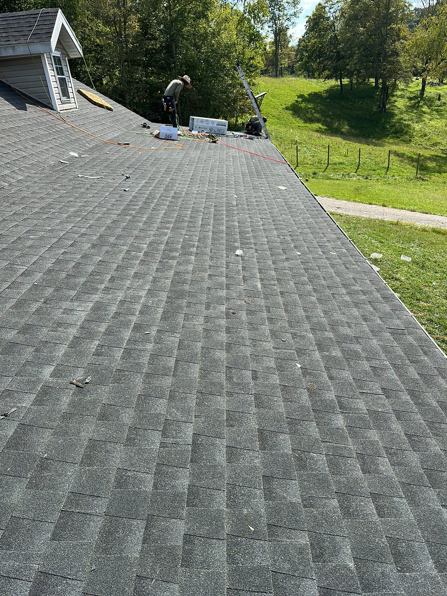 Residential Roofing Installation using GAF Timberline HDZ by Rainstoppers Roofing