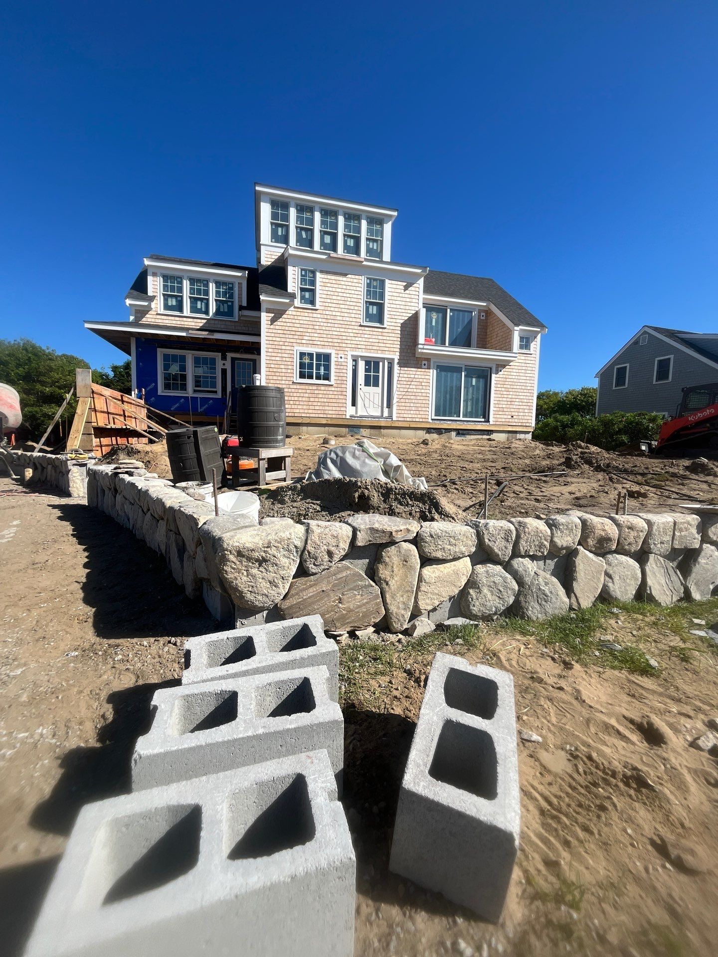 House Elevation and Structural Foundation Reconstruction in West Yarmouth by Lewis Bay Management