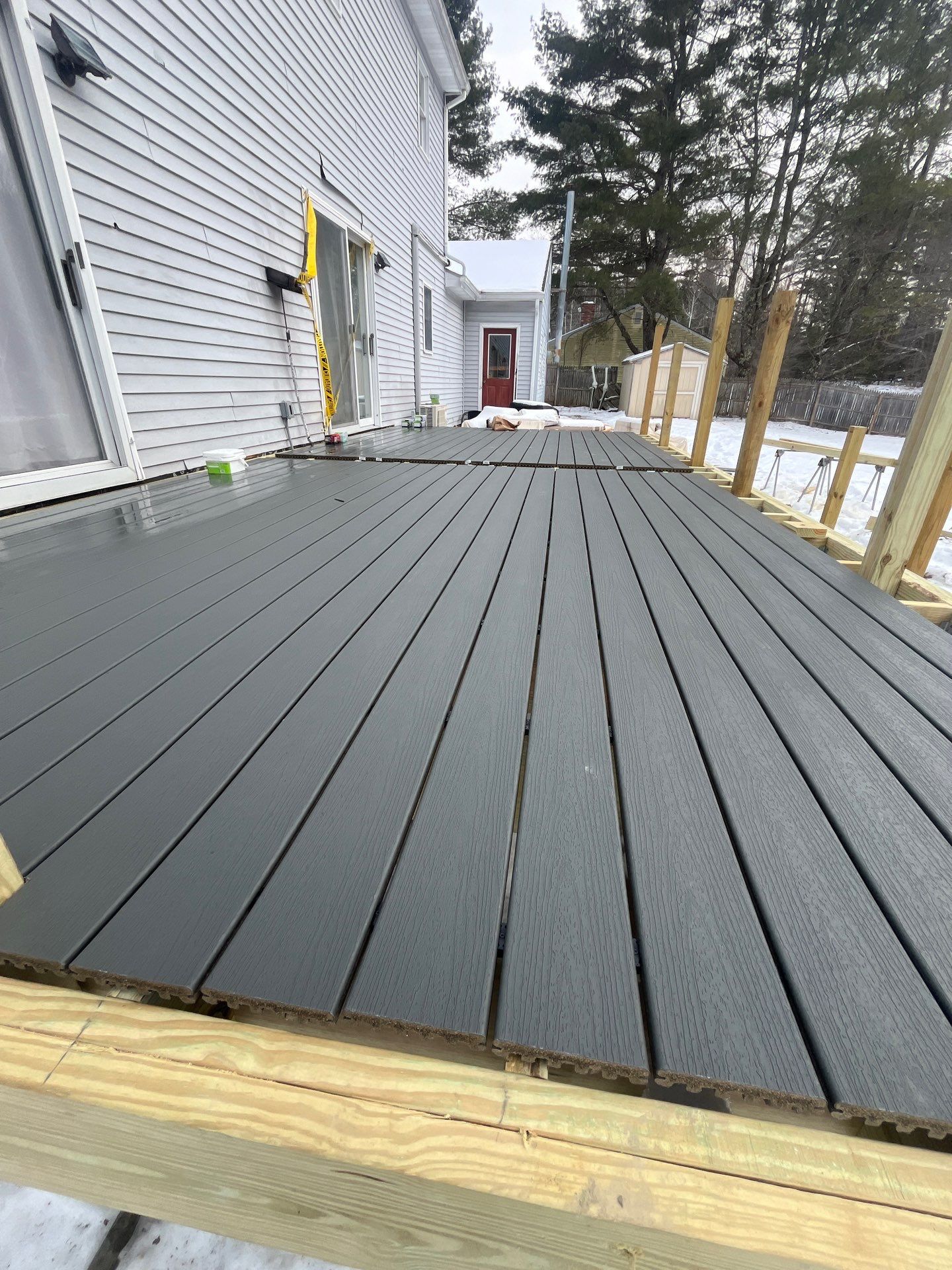 Deck Rebuild & Siding Work in Gorham by CML Roofing and General Contracting