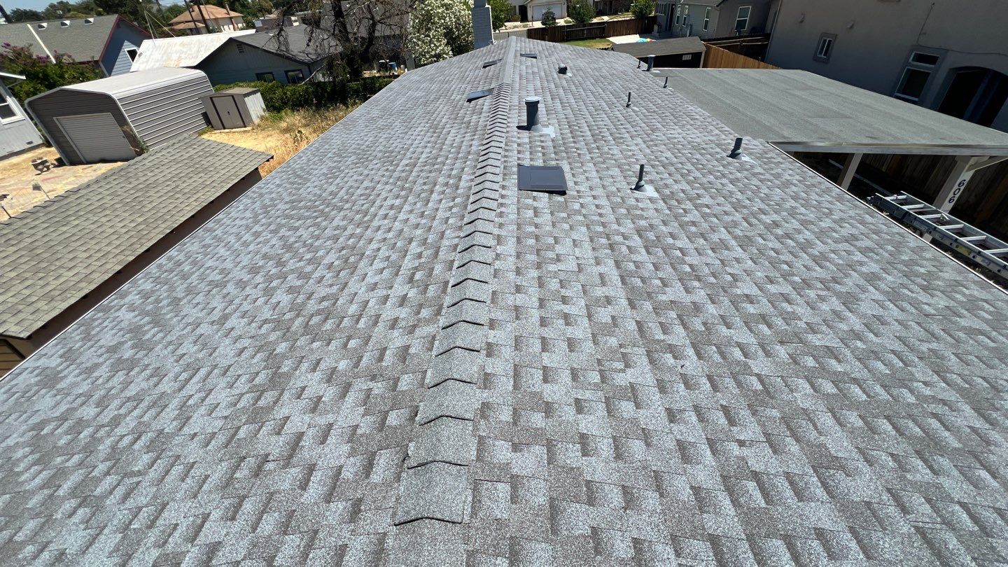 Residential Roofing Installation using GAF HDZ Reflector Series Stone Gray Roof System by Roof Improve