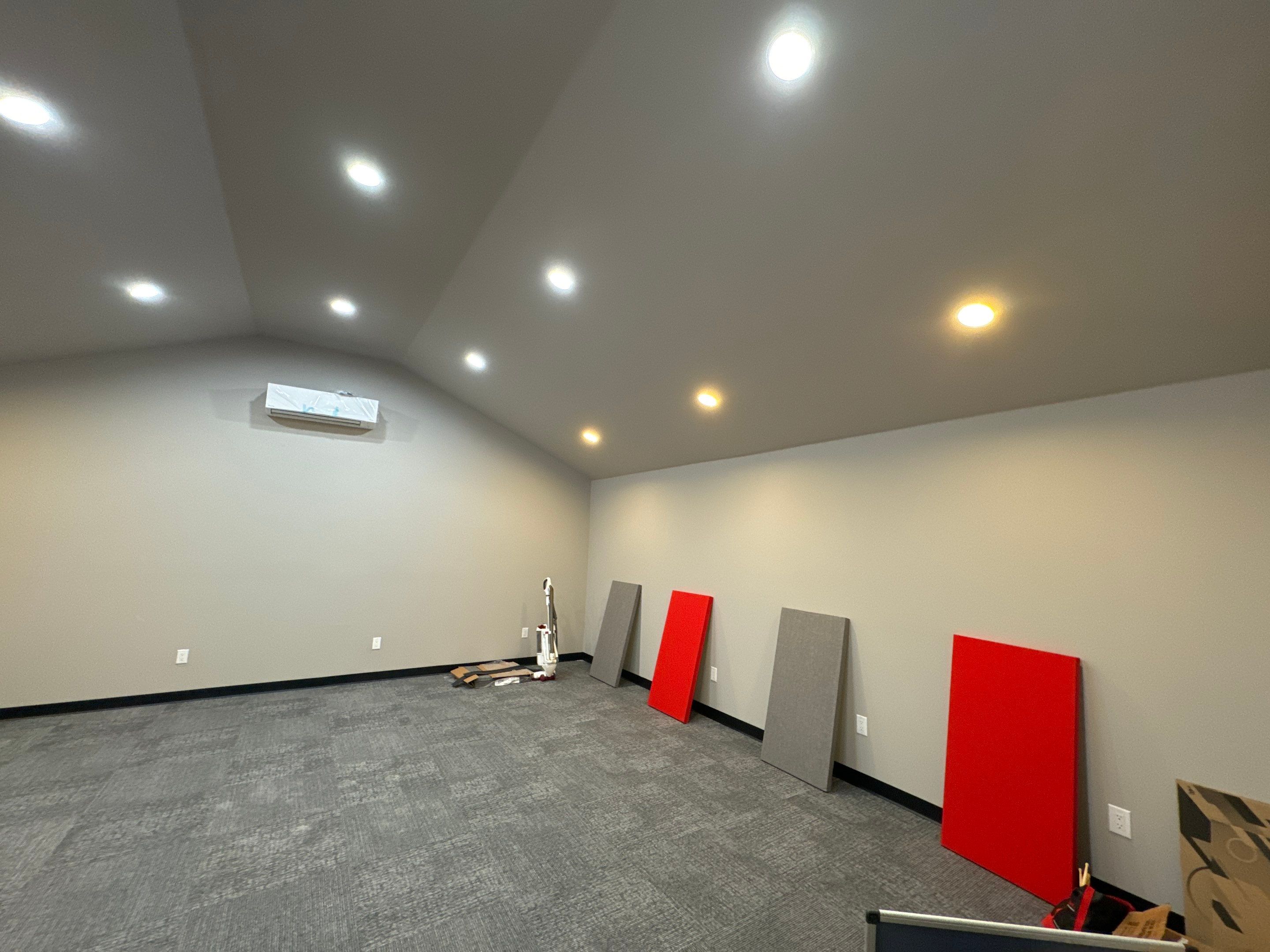 Custom Detached Studio Construction and Interior Finishing in Spring by Rolling Nations