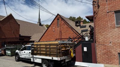 Grace Lutheran Church in Culver City - Roof Repairs using GAF Copper Canyon 