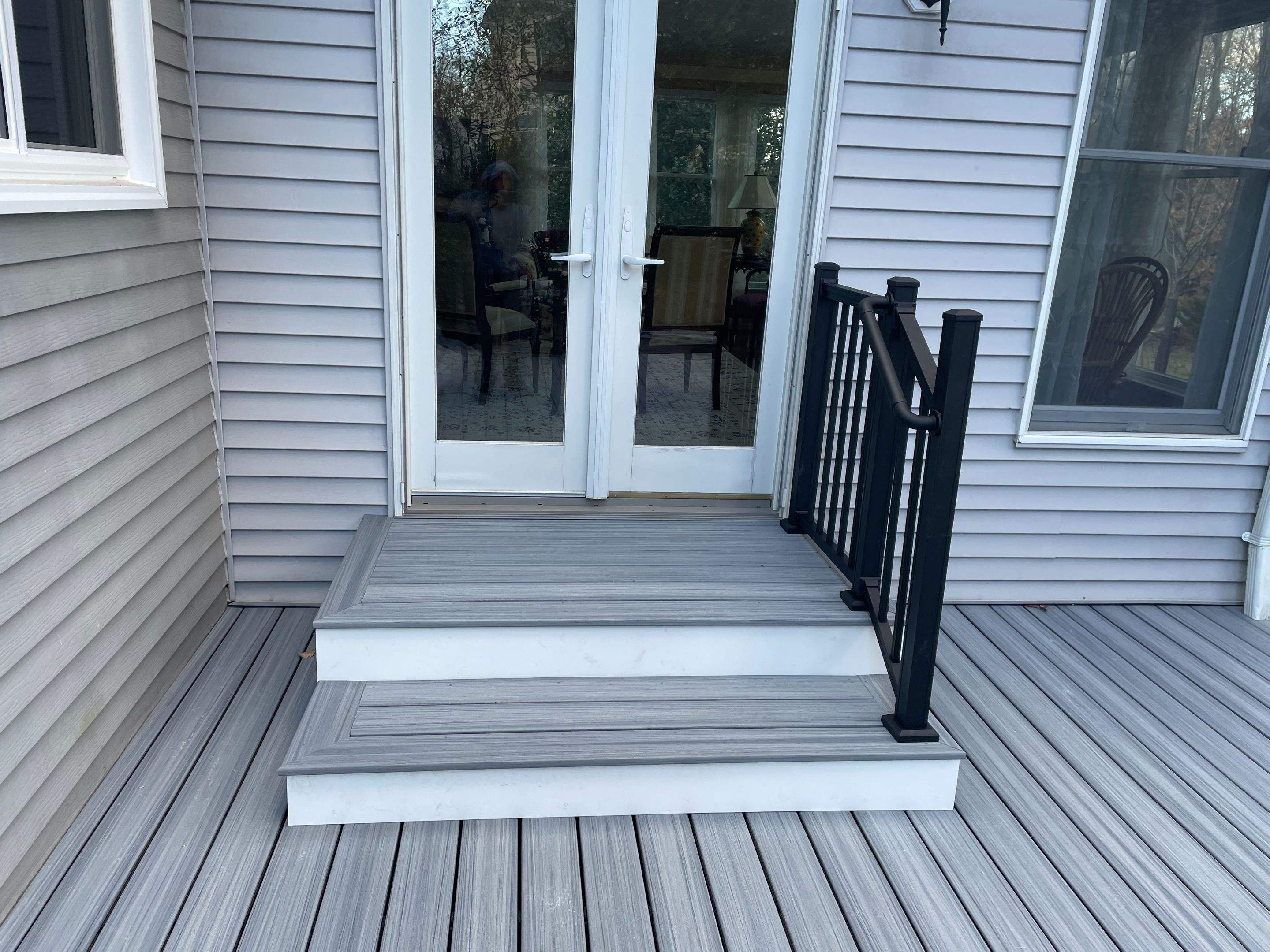 Trex Deck Resurfacing & New Railing in Sterling, VA by Sunburst Construction Inc