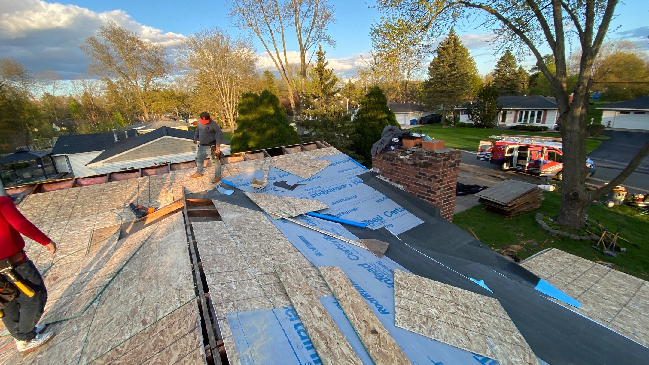 Roof Replacement using CertainTeed Landmark by 180 Contractors