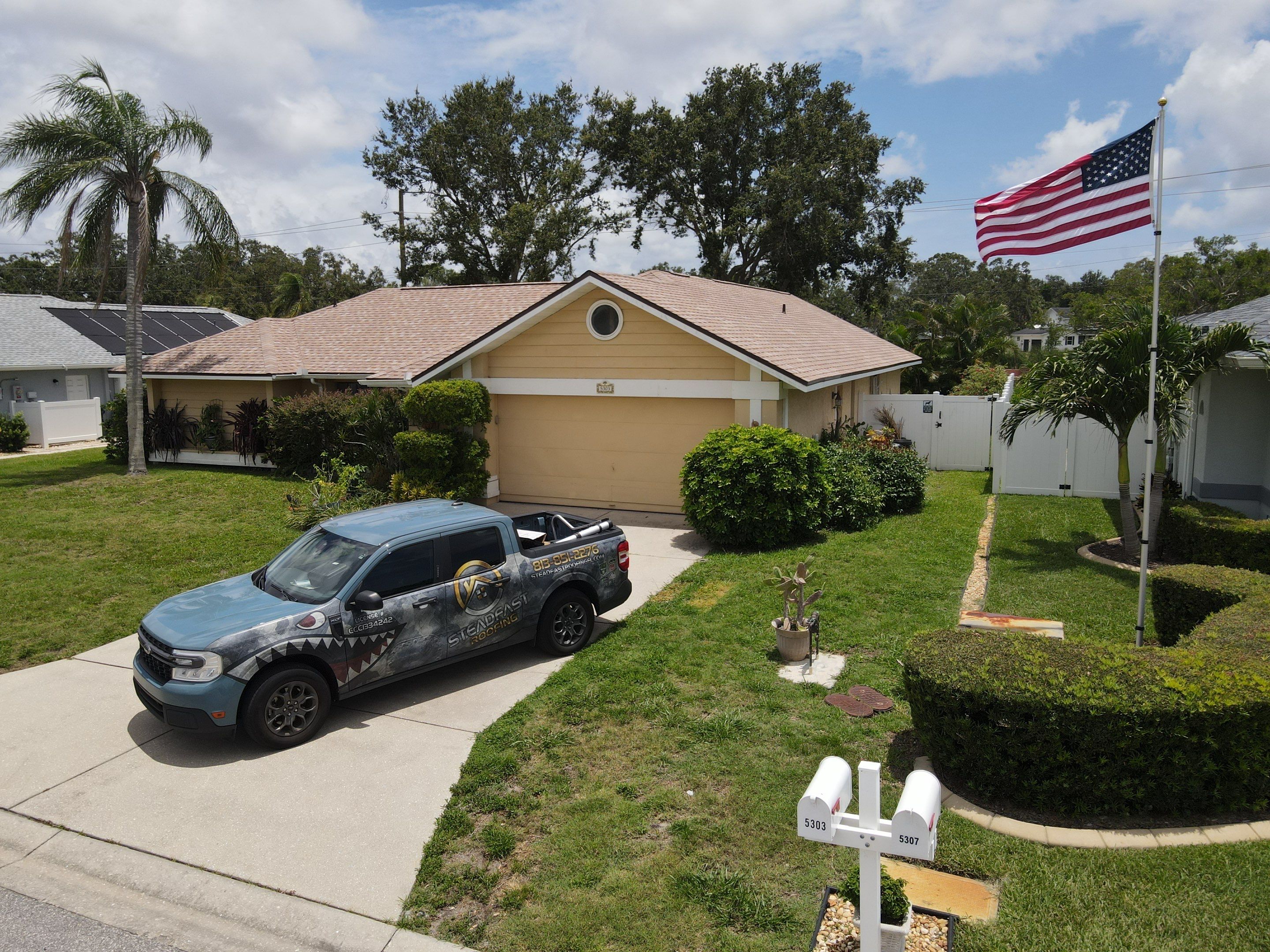 Roof Replacement in Bradenton, FL. by Steadfast Roofing