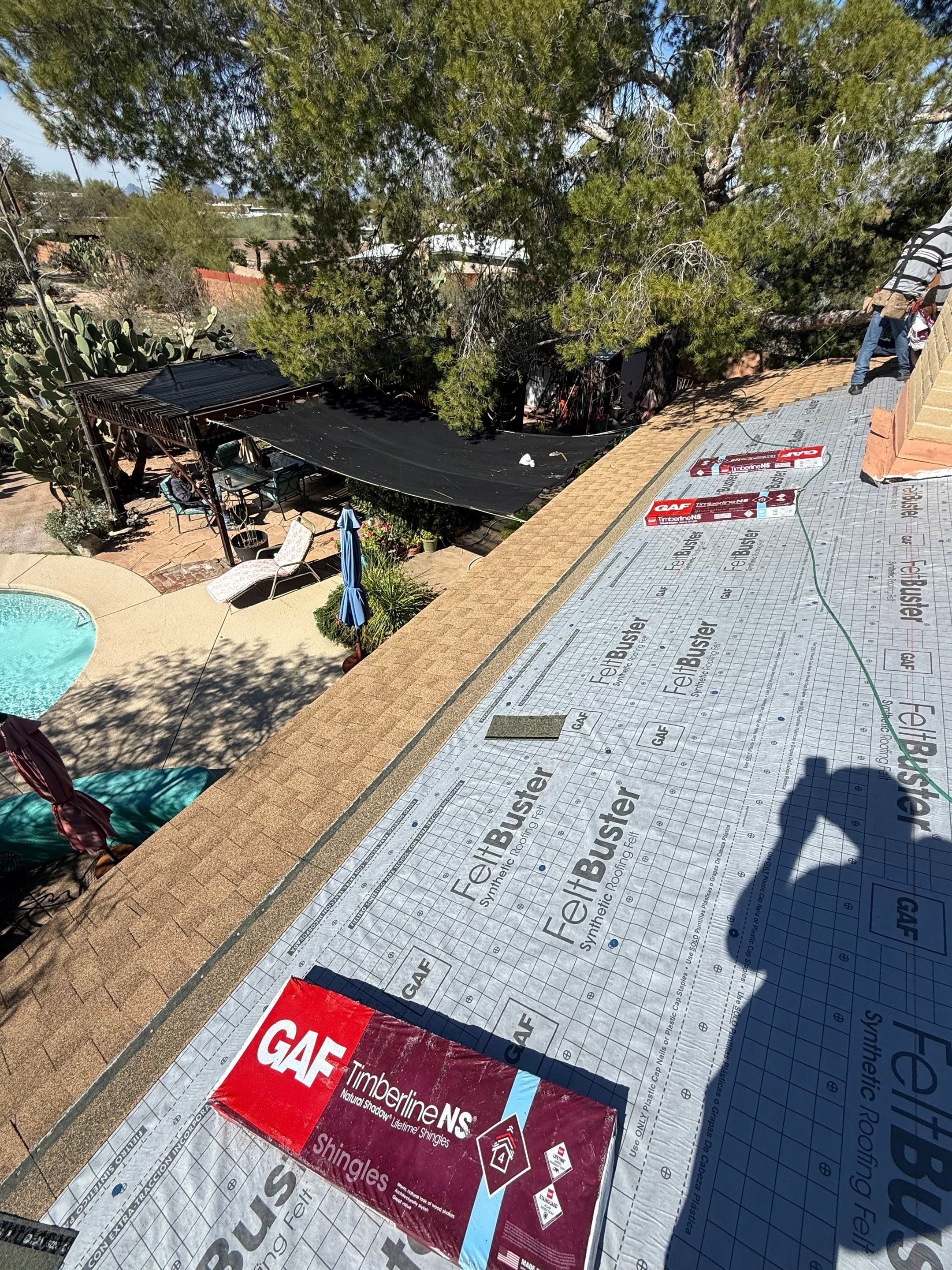 Project in Tucson by West Coast Roofing AZ