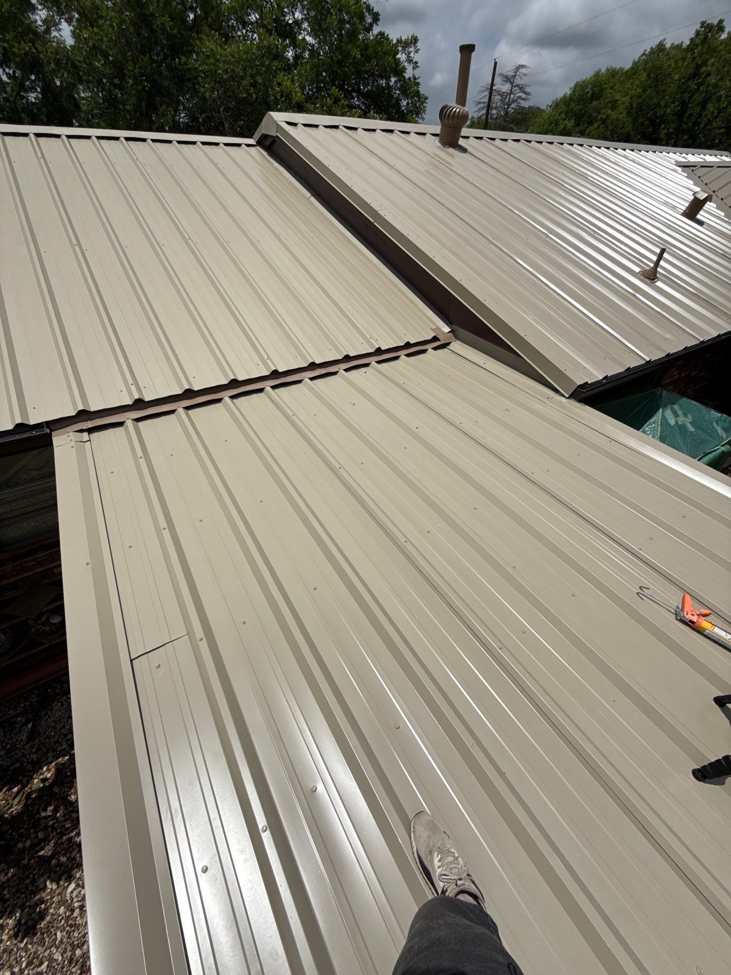 Residential Metal Roof Replacement and Custom Fascia Repair in Kerrville by Rich the Roofer LLC