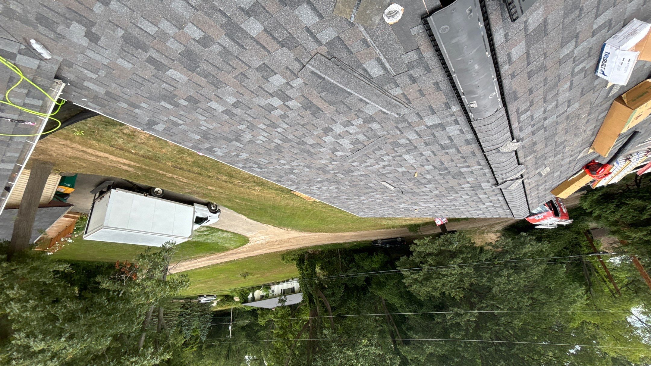 Roof Replacement using Owens Corning Williamsburg Grey by 180 Contractors