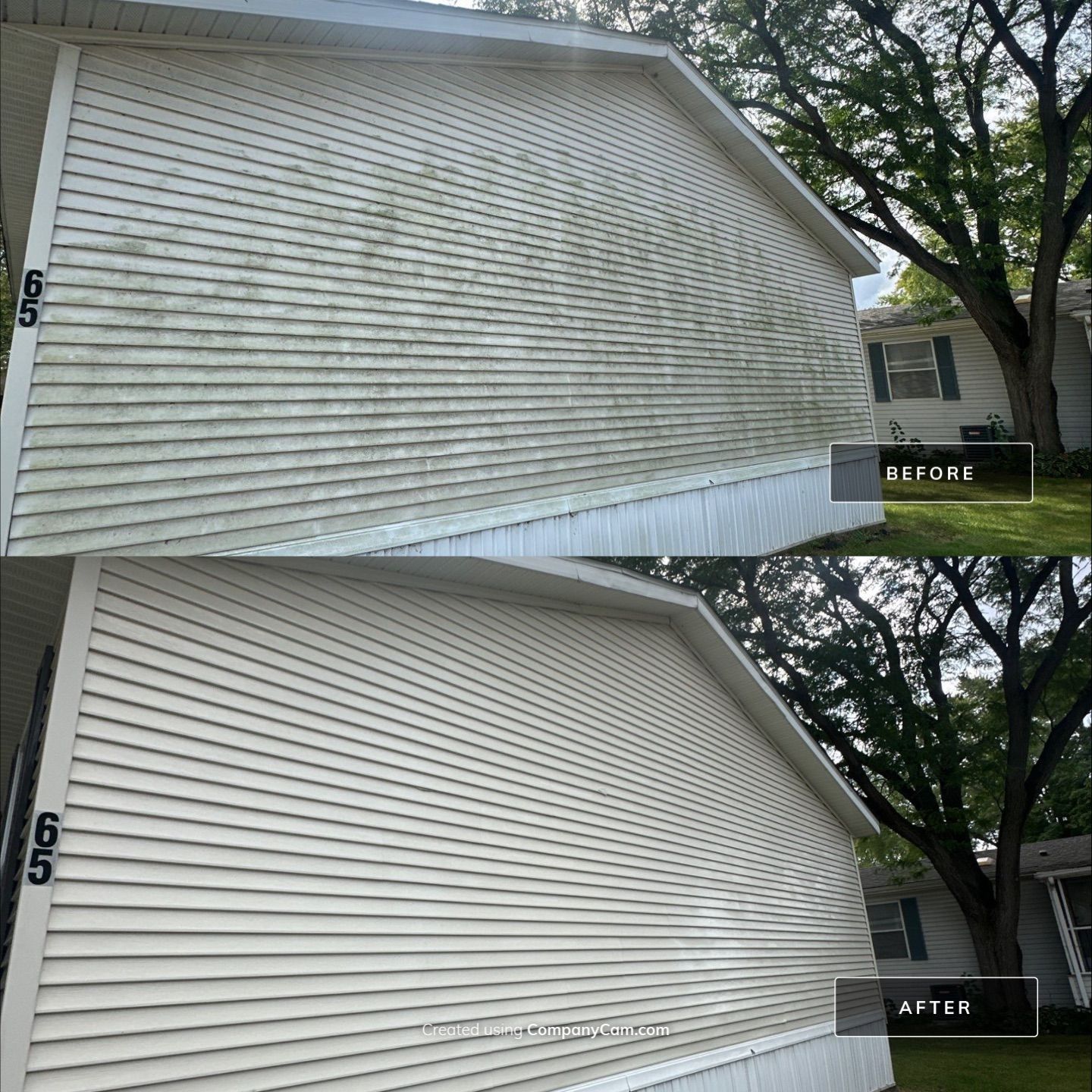 Project in Elgin by Simmons Power & Soft Washing