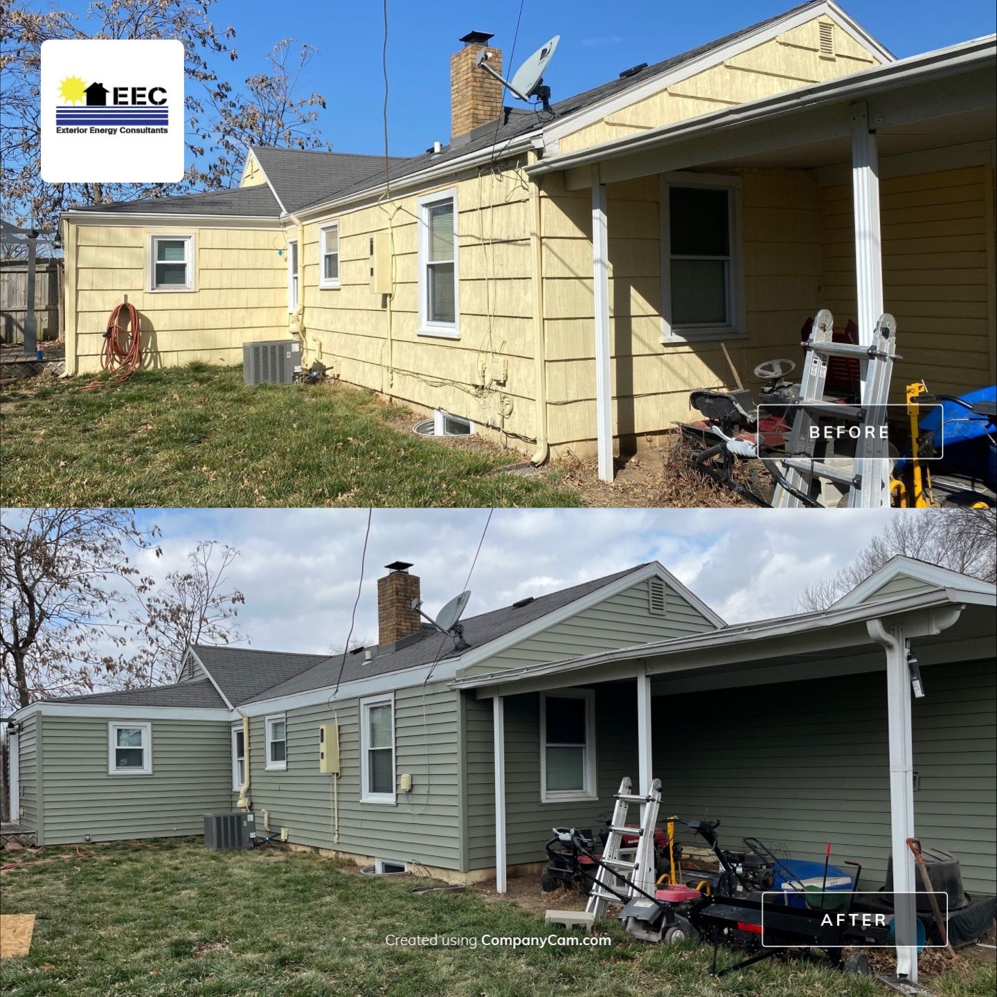 Out with old in with the new! by EEC  Windows, Siding & Roofing 