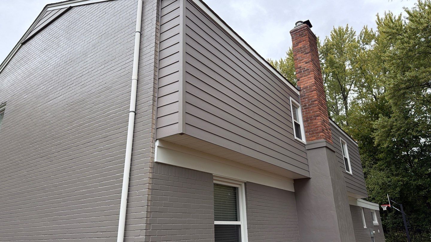 Siding Replacement using Alside S7 Cedar Mill Grain Storm Grey by 180 Contractors