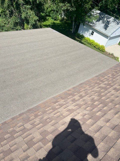 Residential Low Slope Roof using GAF Liberty SBS (Low Slope) - (Color: Weathered Wood) by Acme Exteriors
